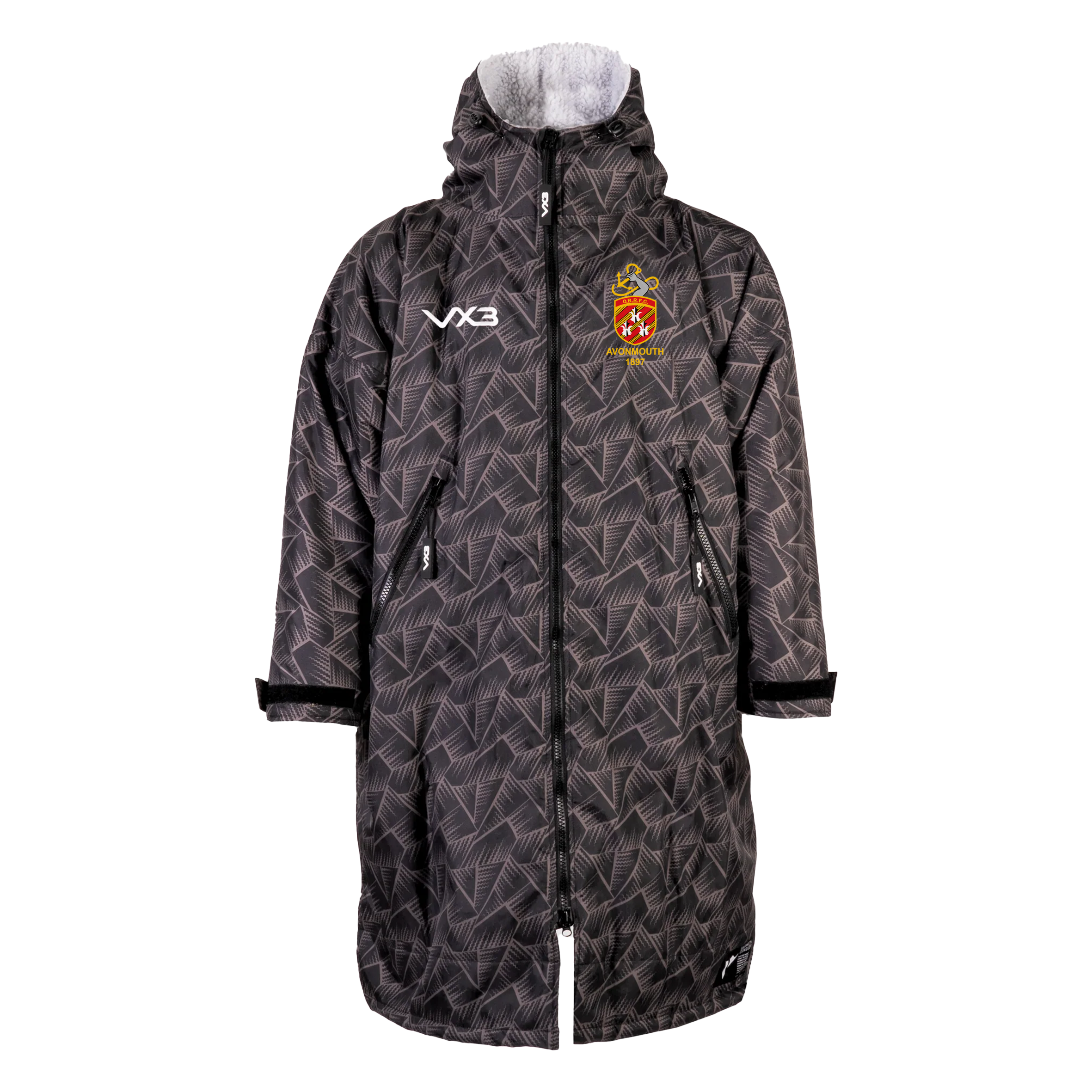 Avonmouth Old Boys Duro Elite Sports Robe Storm/Grey Kids