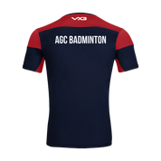 AGC Badminton Opus Tee - Navy Red