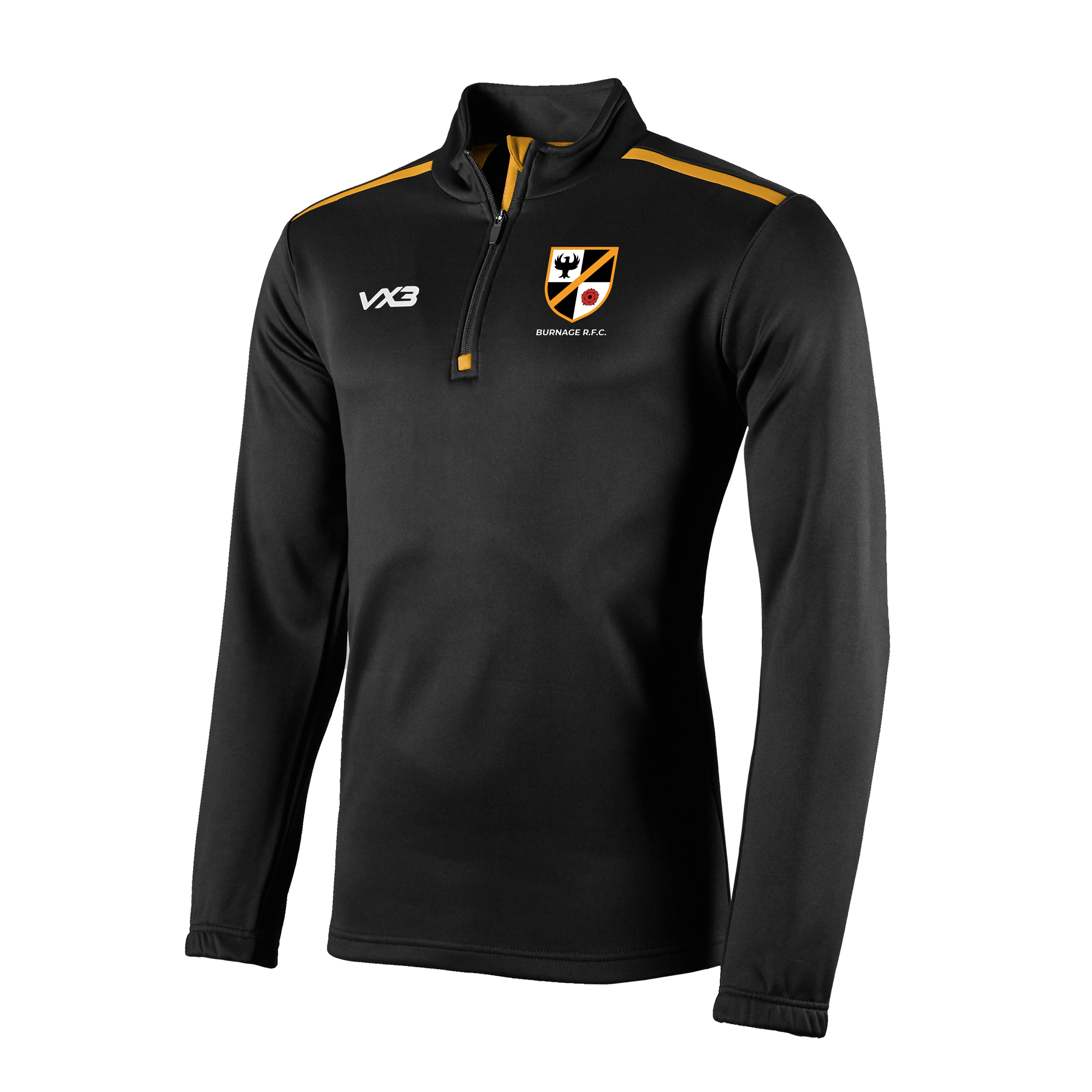 Burnage RFC - Mini & Juniors  Fortis Quarter Zip Sweat