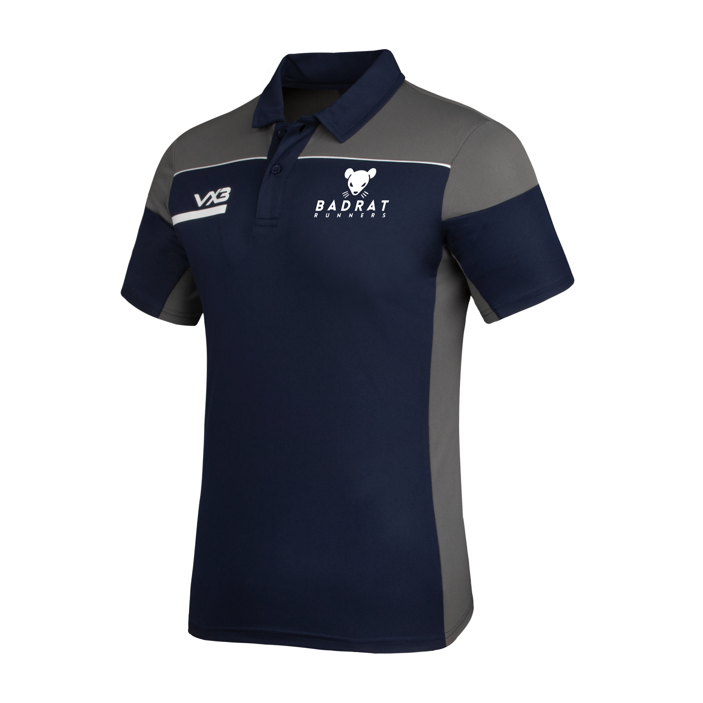 Badrat Runners Opus Polo - Navy Grey