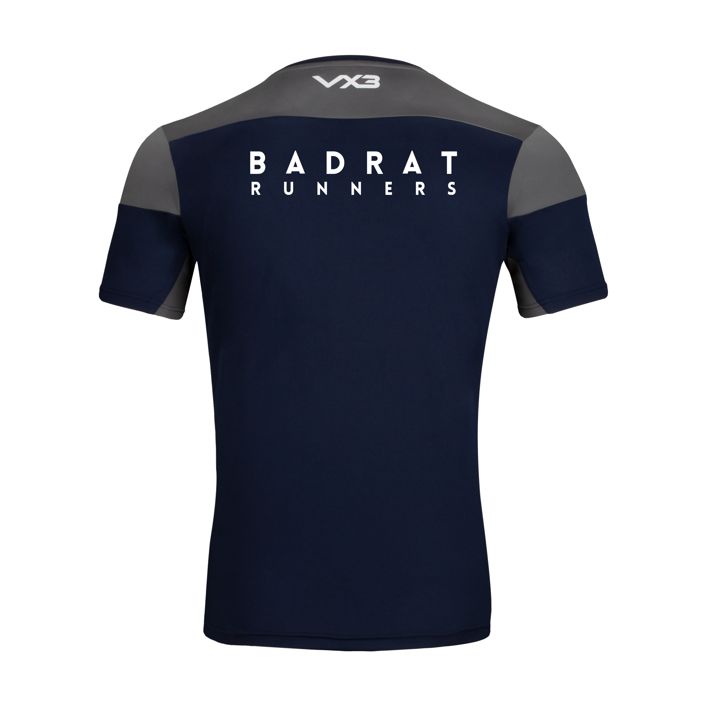 Badrat Runners Opus Tee - Navy Grey