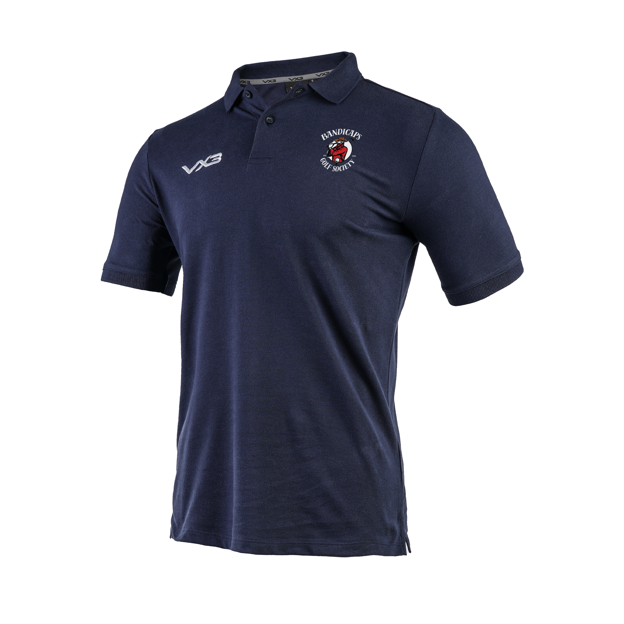 Bandicaps Golf Society Navy Primus Polo Shirt