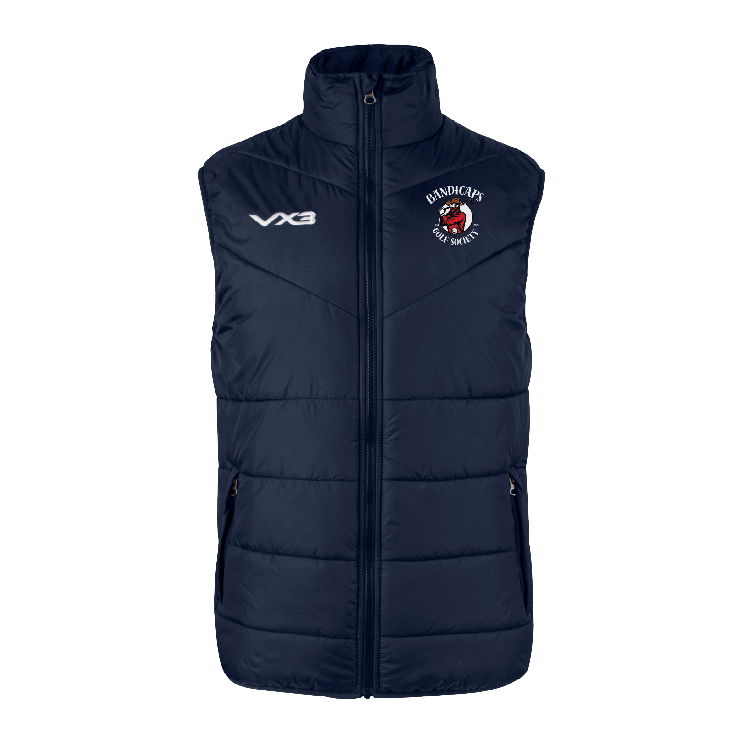 Bandicaps Golf Society Navy Ventus Gilet
