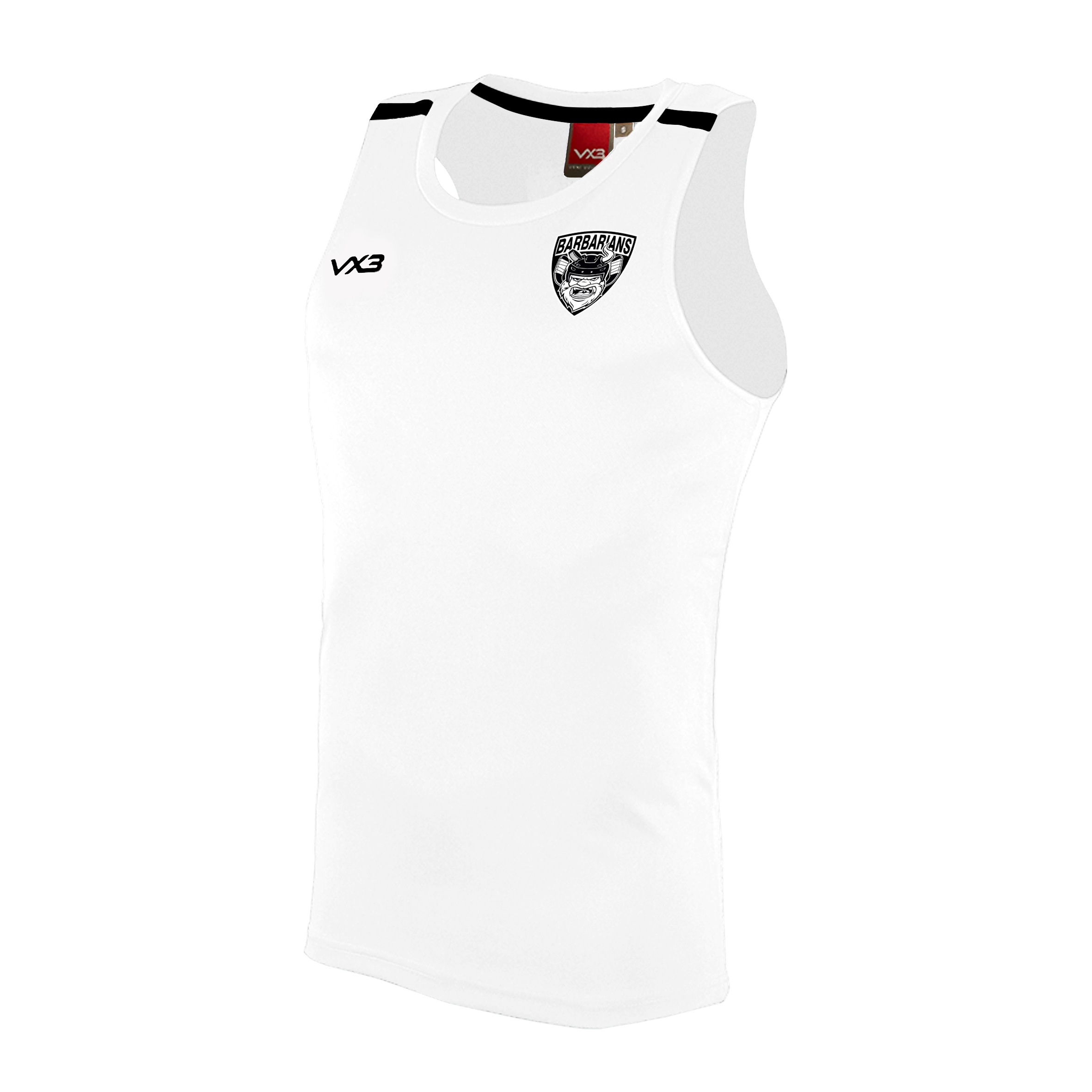 Barbarians Ice Hockey Fortis Vest - White/Black
