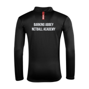 Barking Abbey Netball Academy Fortis Youth Quarter Zip Sweat
