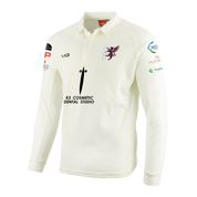 Barnsley Woolley Miners CC Cricket Whites Long Sleeve Shirt