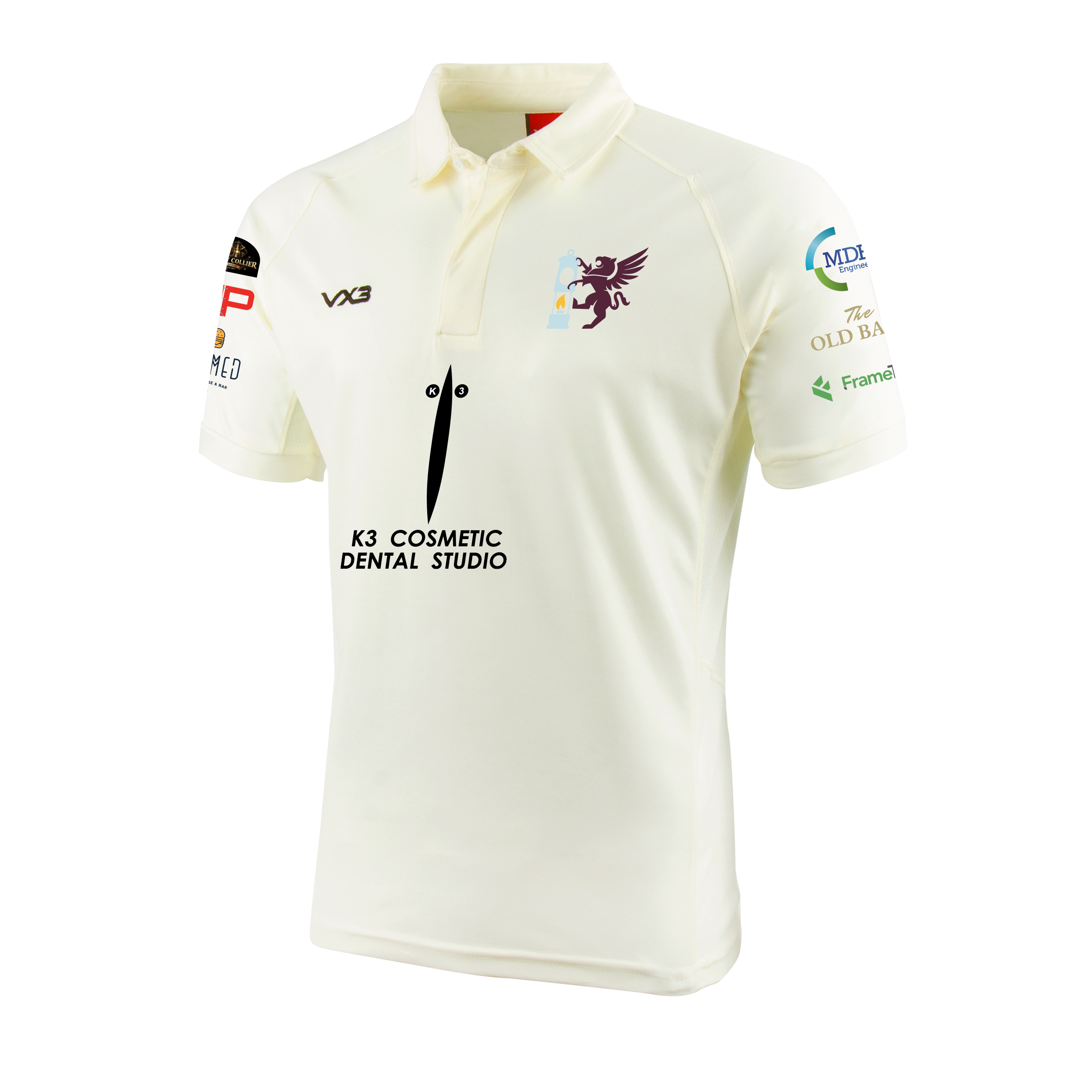 Barnsley Woolley Miners CC Cricket Whites Short Sleeve Shirt