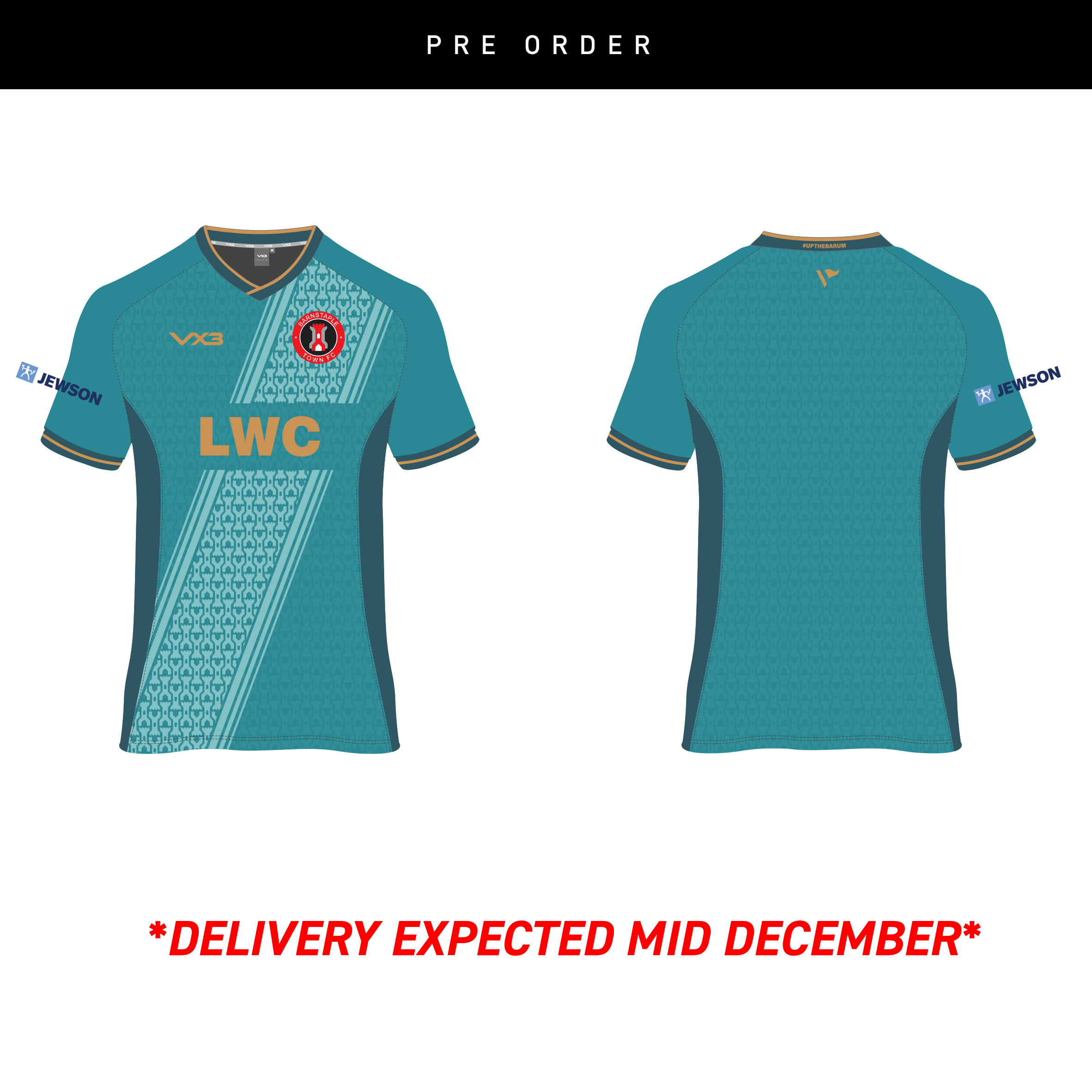Barnstaple Town FC - Away Replica Shirt  26-27