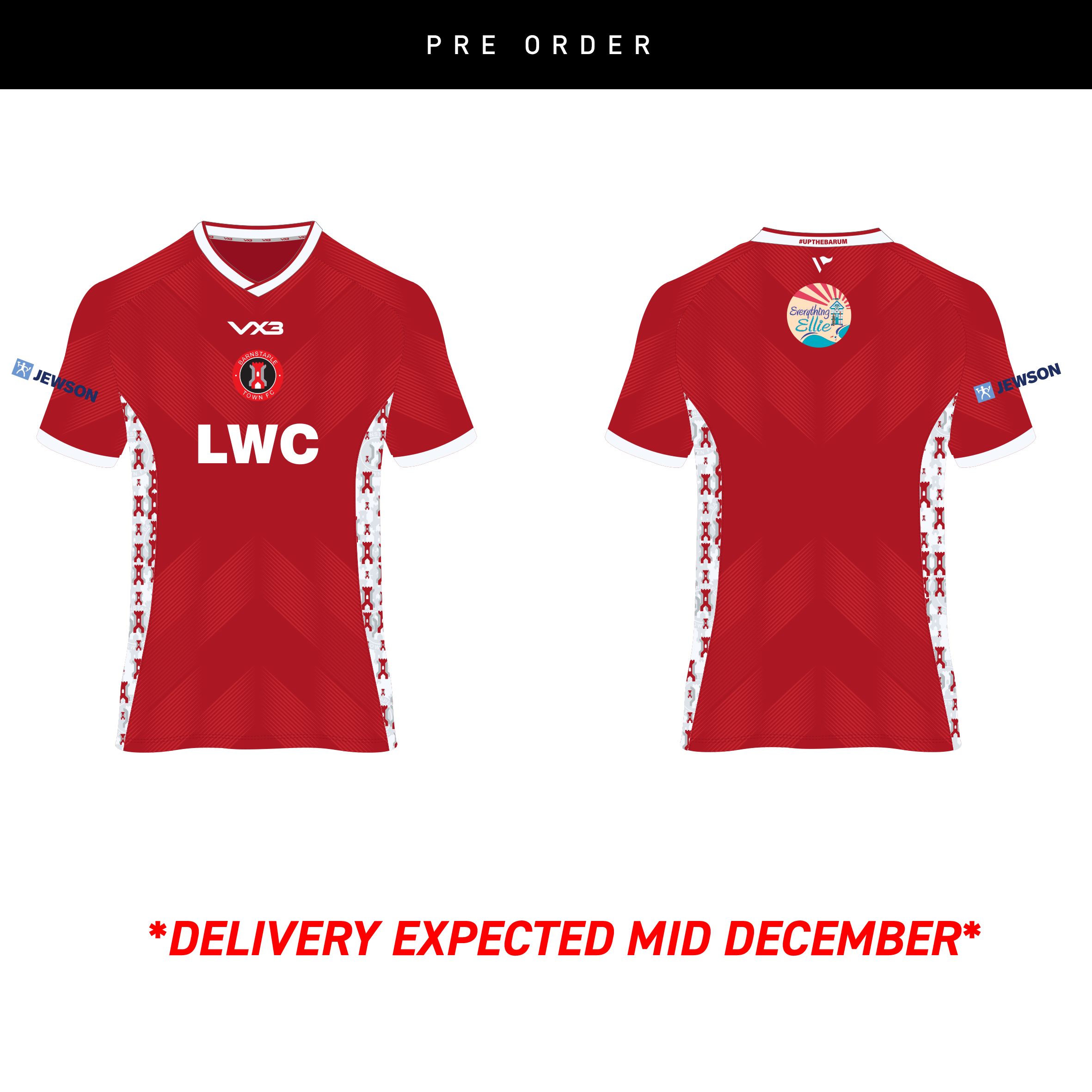 Barnstaple Town FC - Home Replica Shirt 26/27