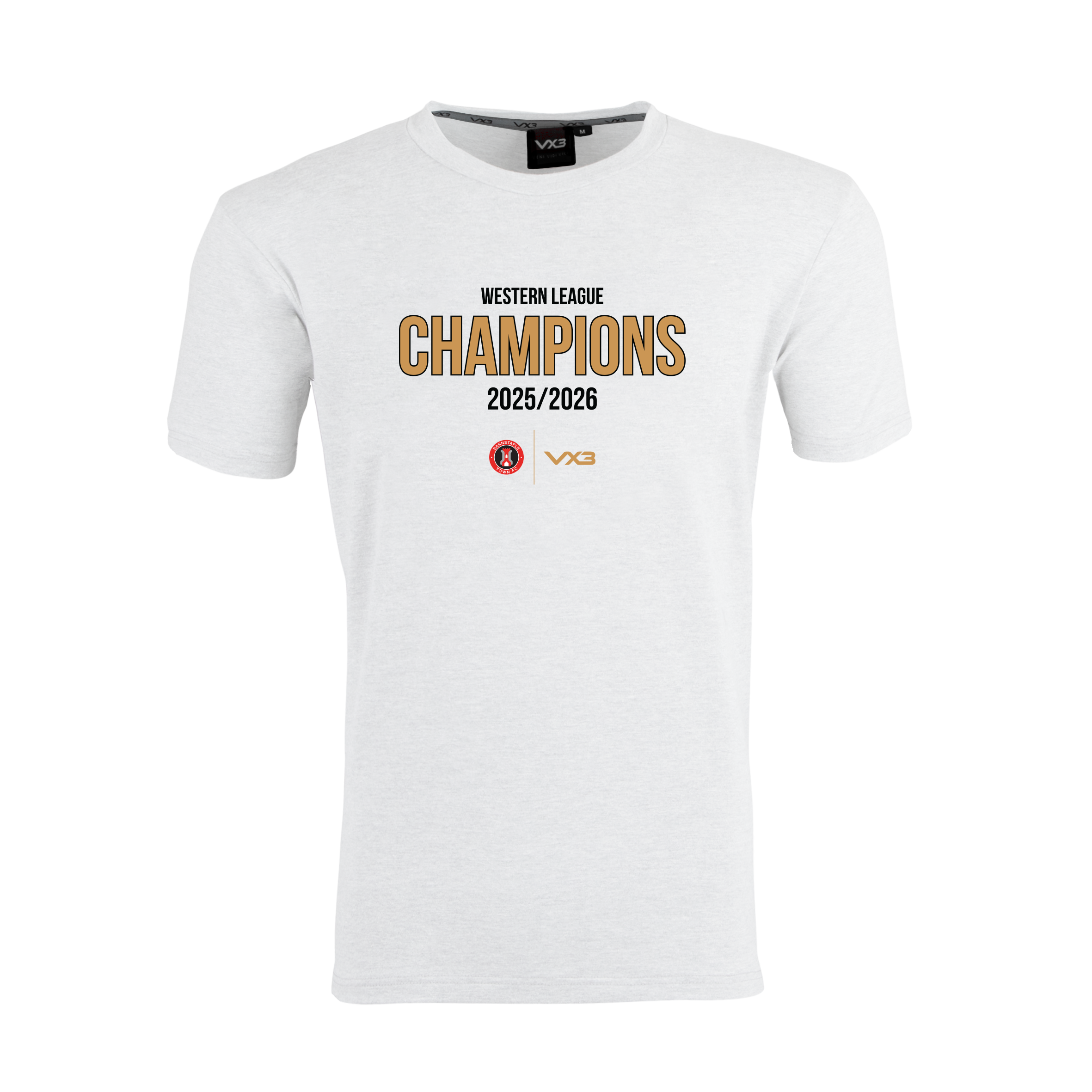 Barnstaple Town FC Western League Champions Youth Invicta Tee