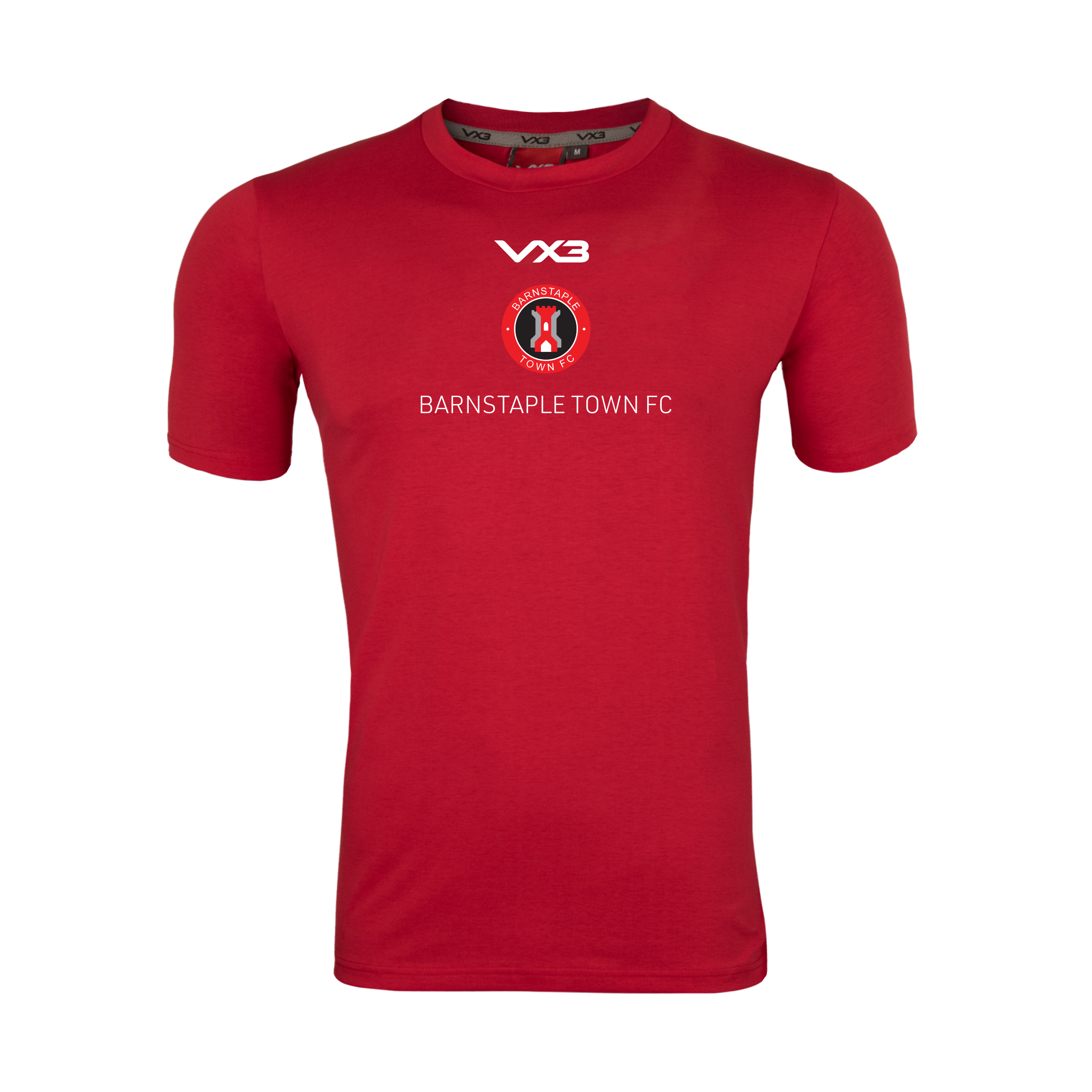 Barnstaple Town FC Red Invicta Tee