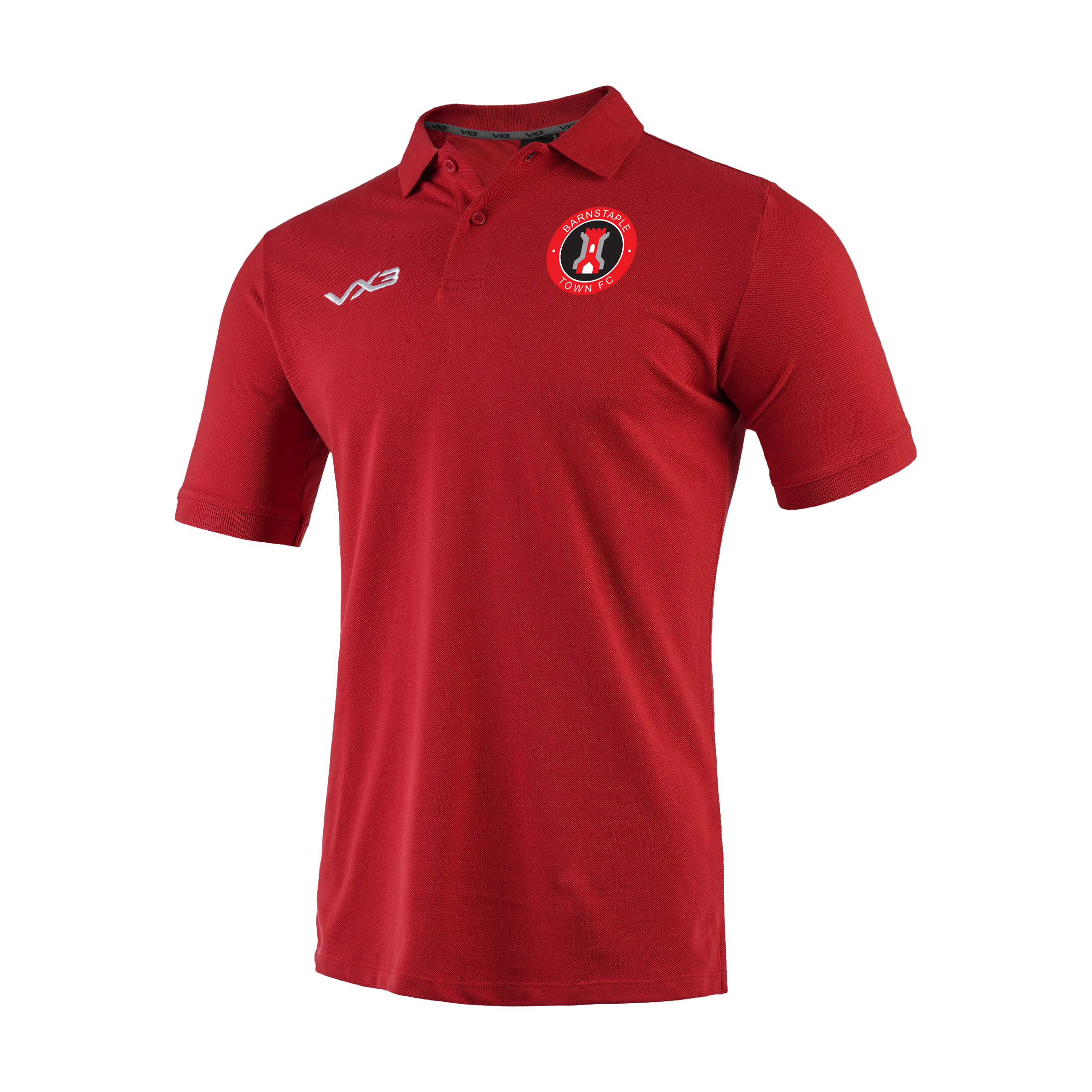 Barnstaple Town FC Primus Polo Shirt Red