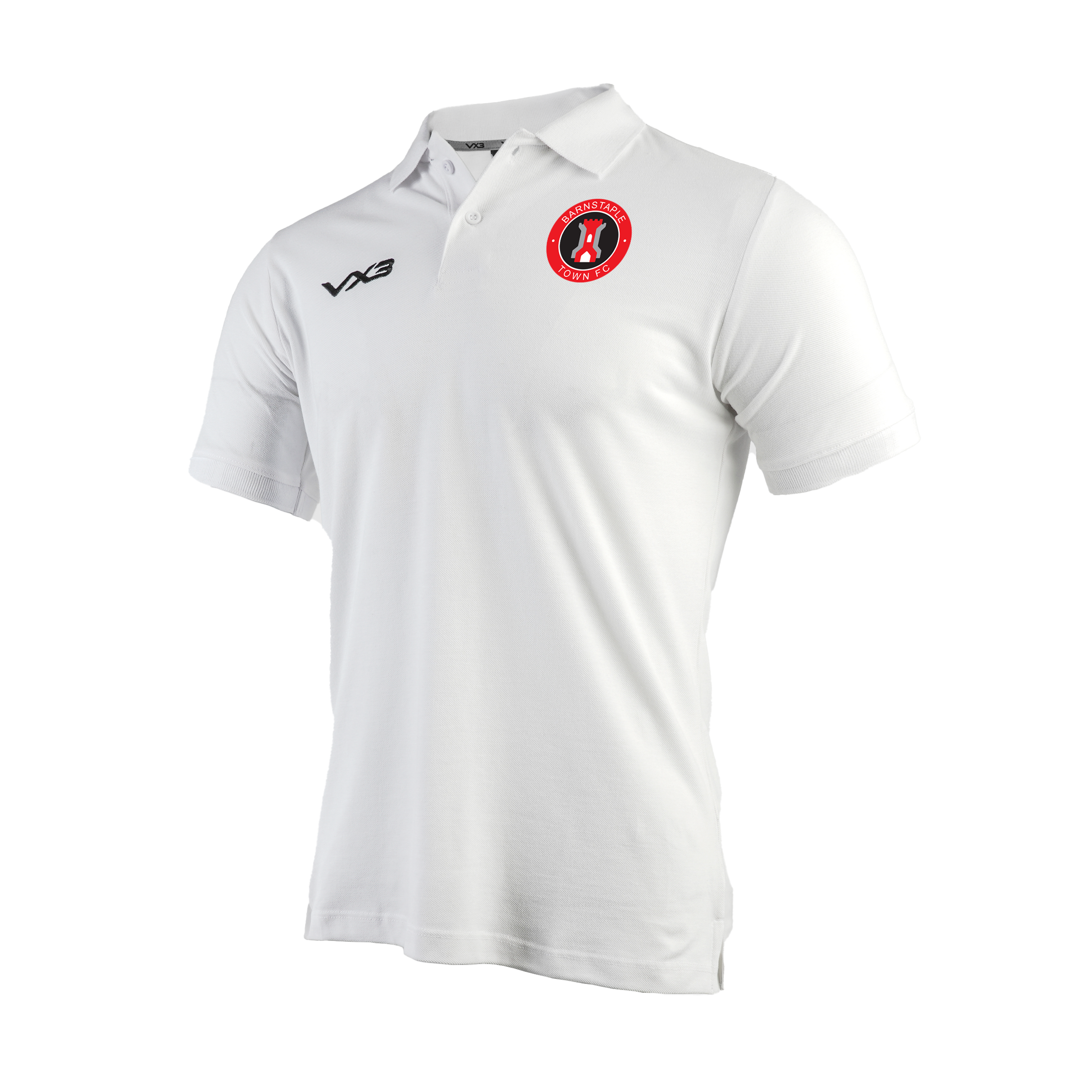 Barnstaple Town FC Primus Polo Shirt White