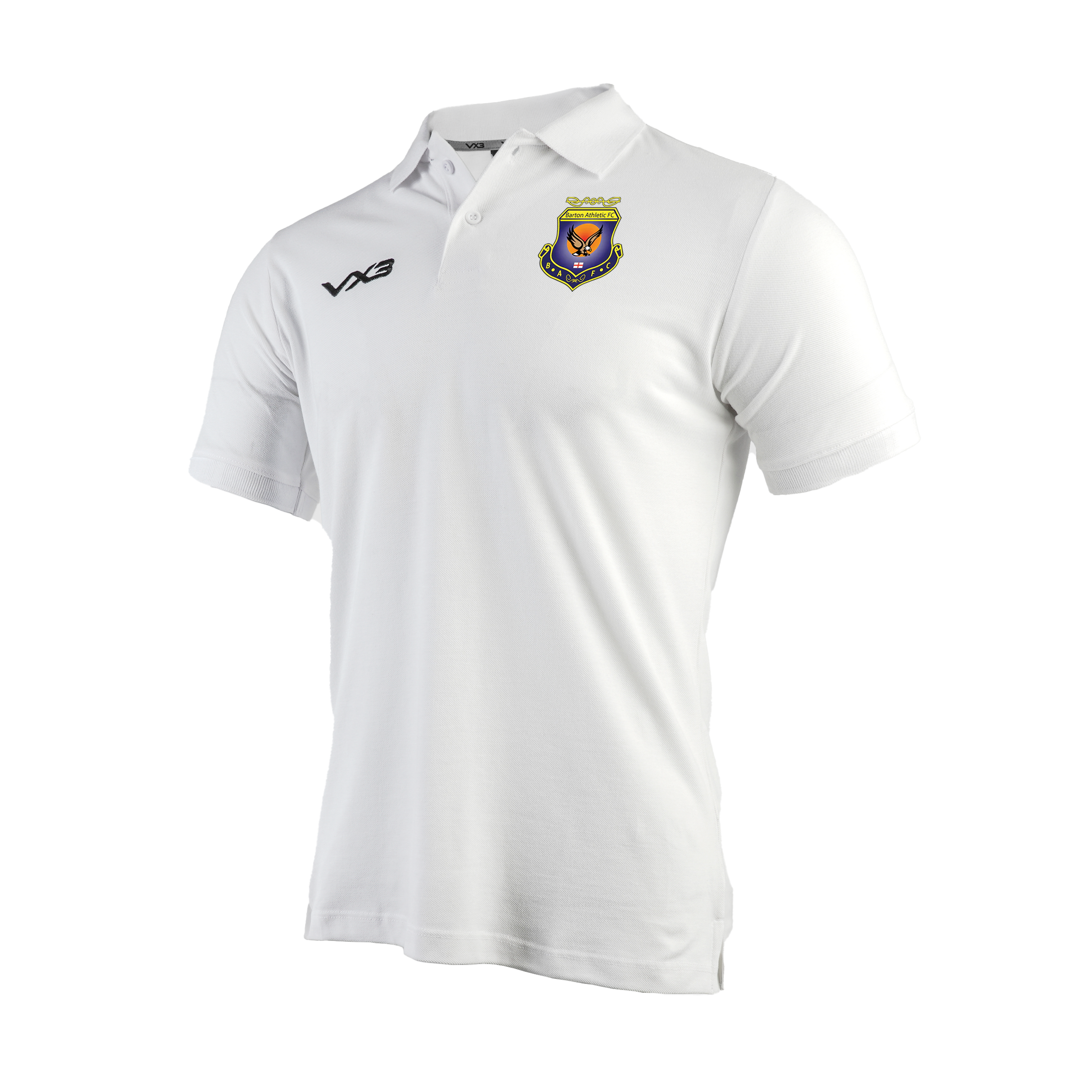 Barton Athletic FC Primus Polo Shirt White