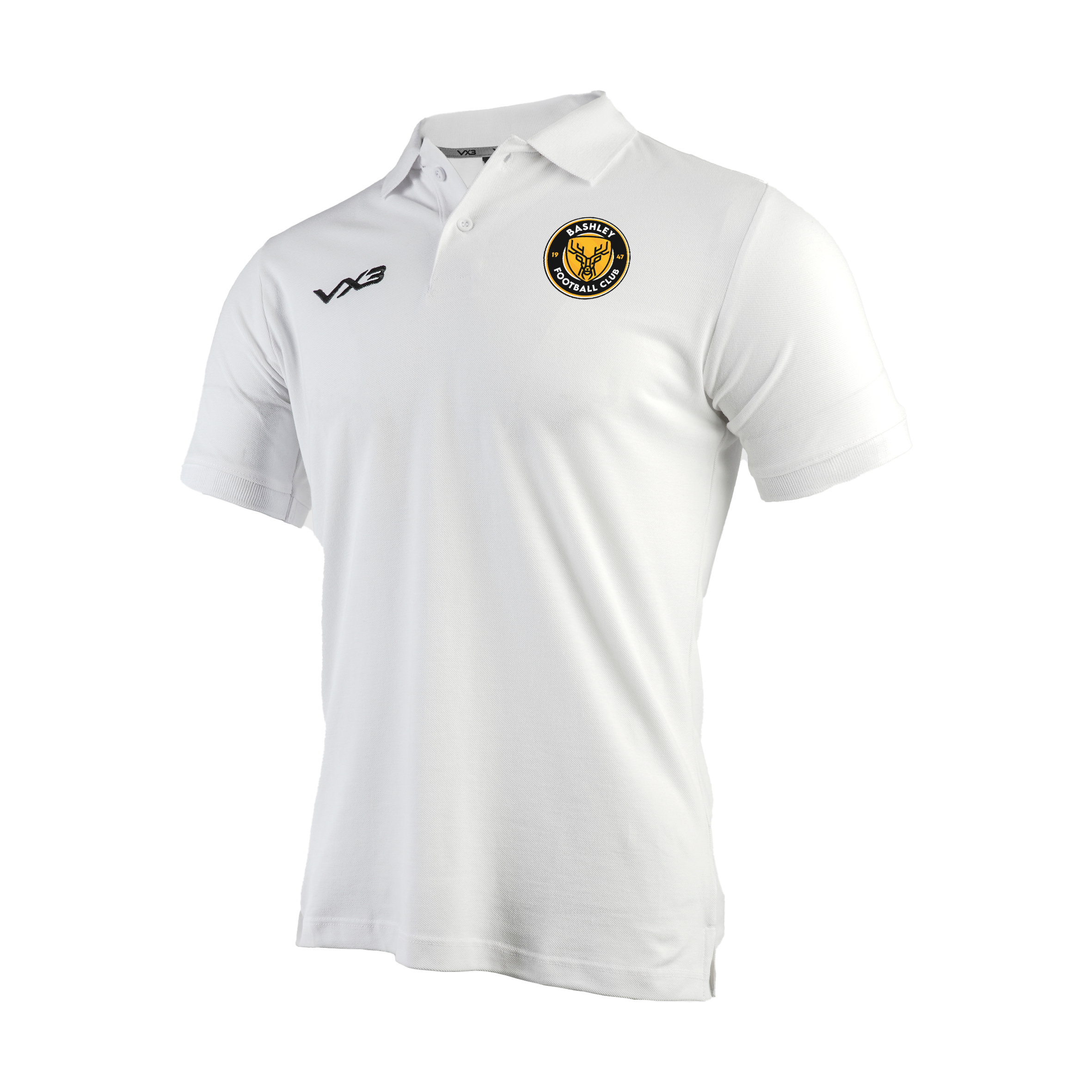 Bashley FC White Primus Polo Shirt