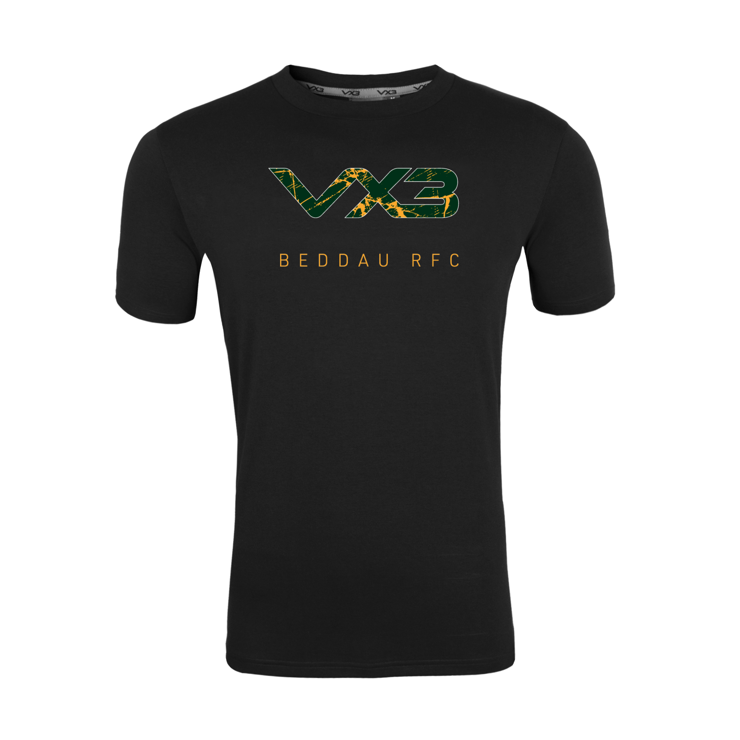 Beddau RFC Black Invicta Club Tee – VX3