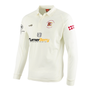 Biddestone Cricket Club Cricket Whites Youth Long Sleeve Shirt
