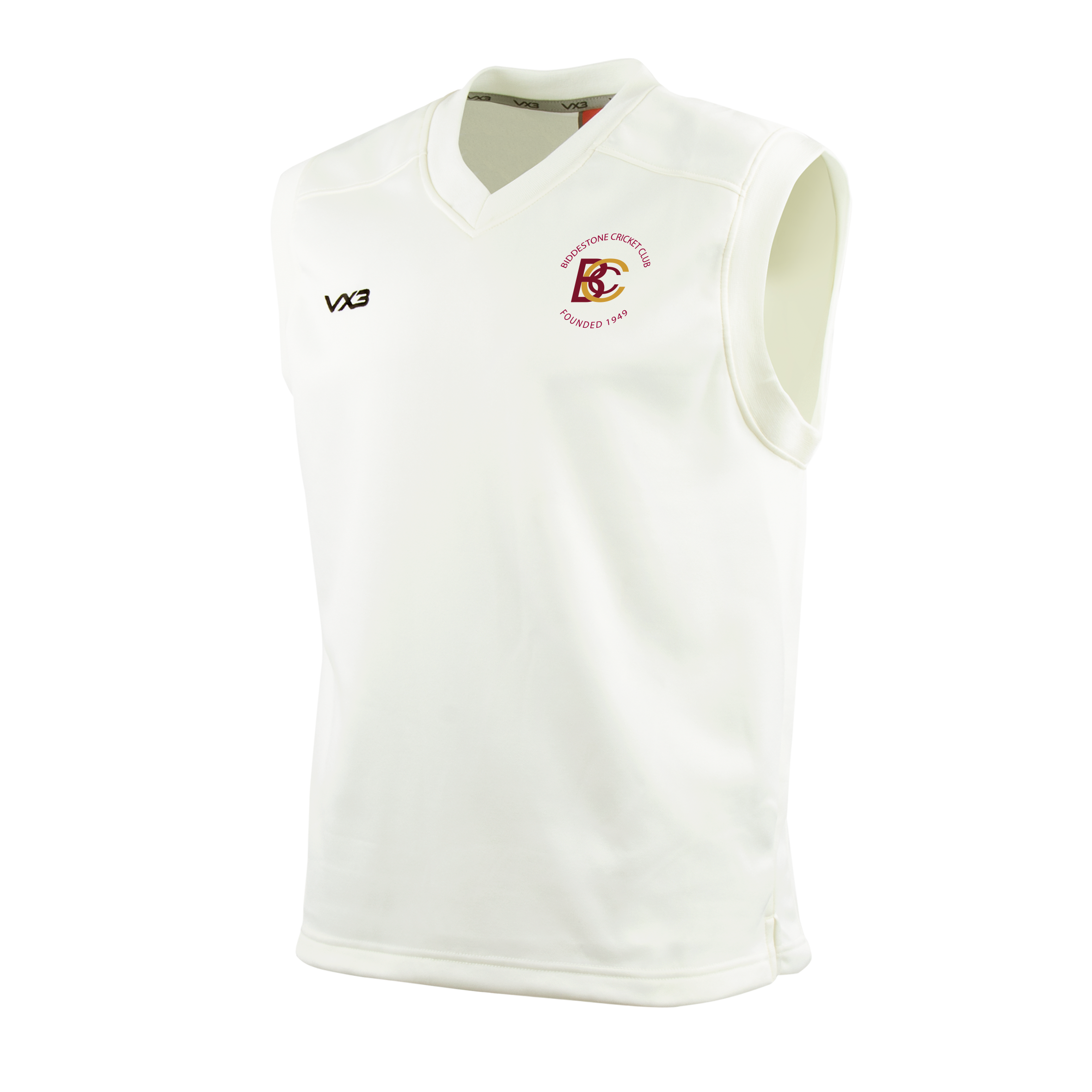Biddestone Cricket Club Cricket Whites Youth Slipover Elite