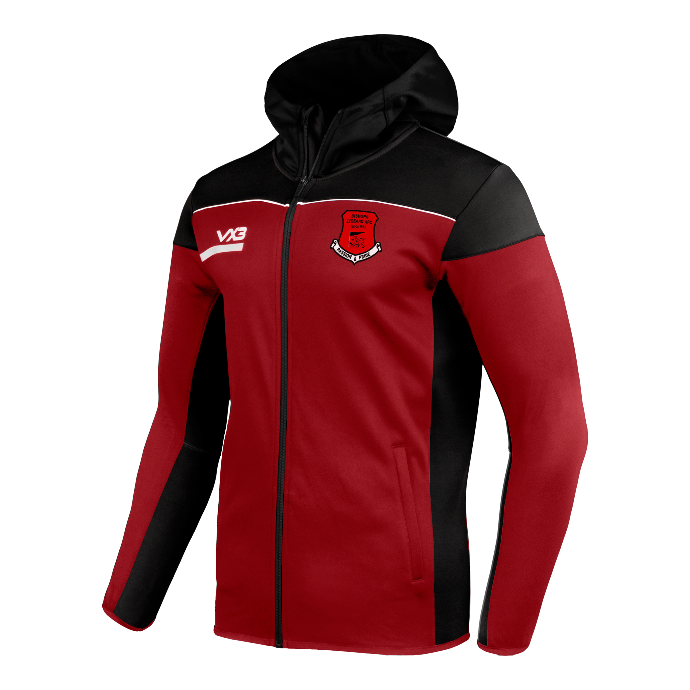 Bishops Lydeard Opus Zoodie Youth Red