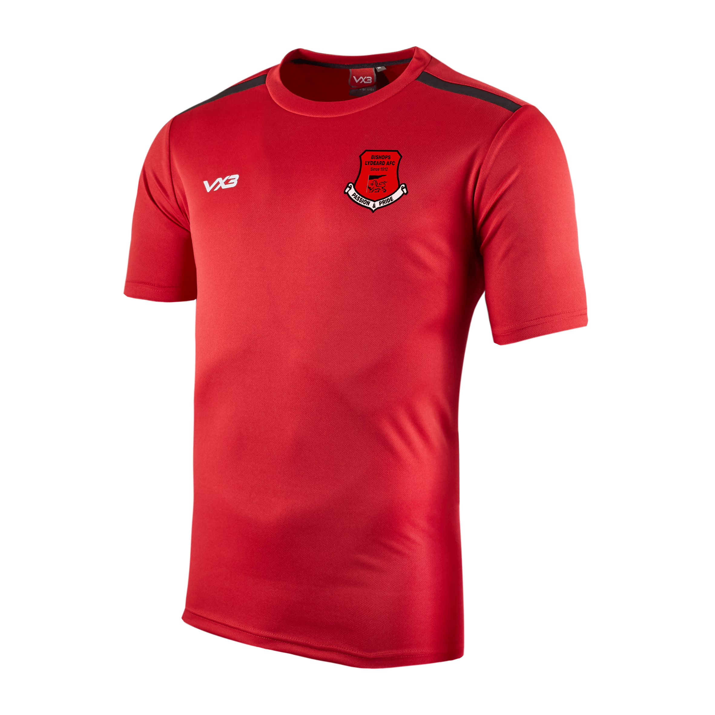 Bishops Lydeard Fortis Youth Tee Red