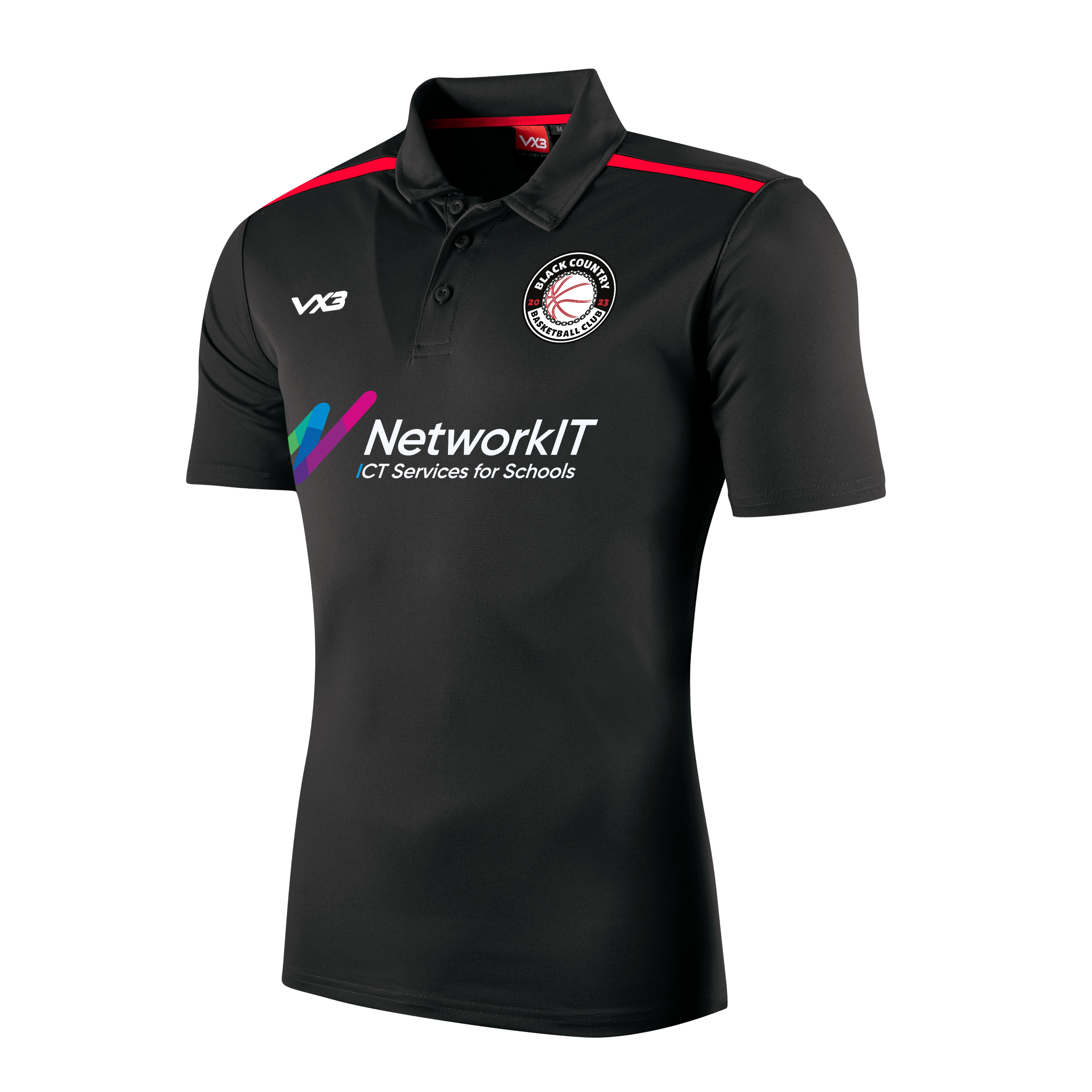 Black Country Steelers Basketball  Fortis Youth Polo