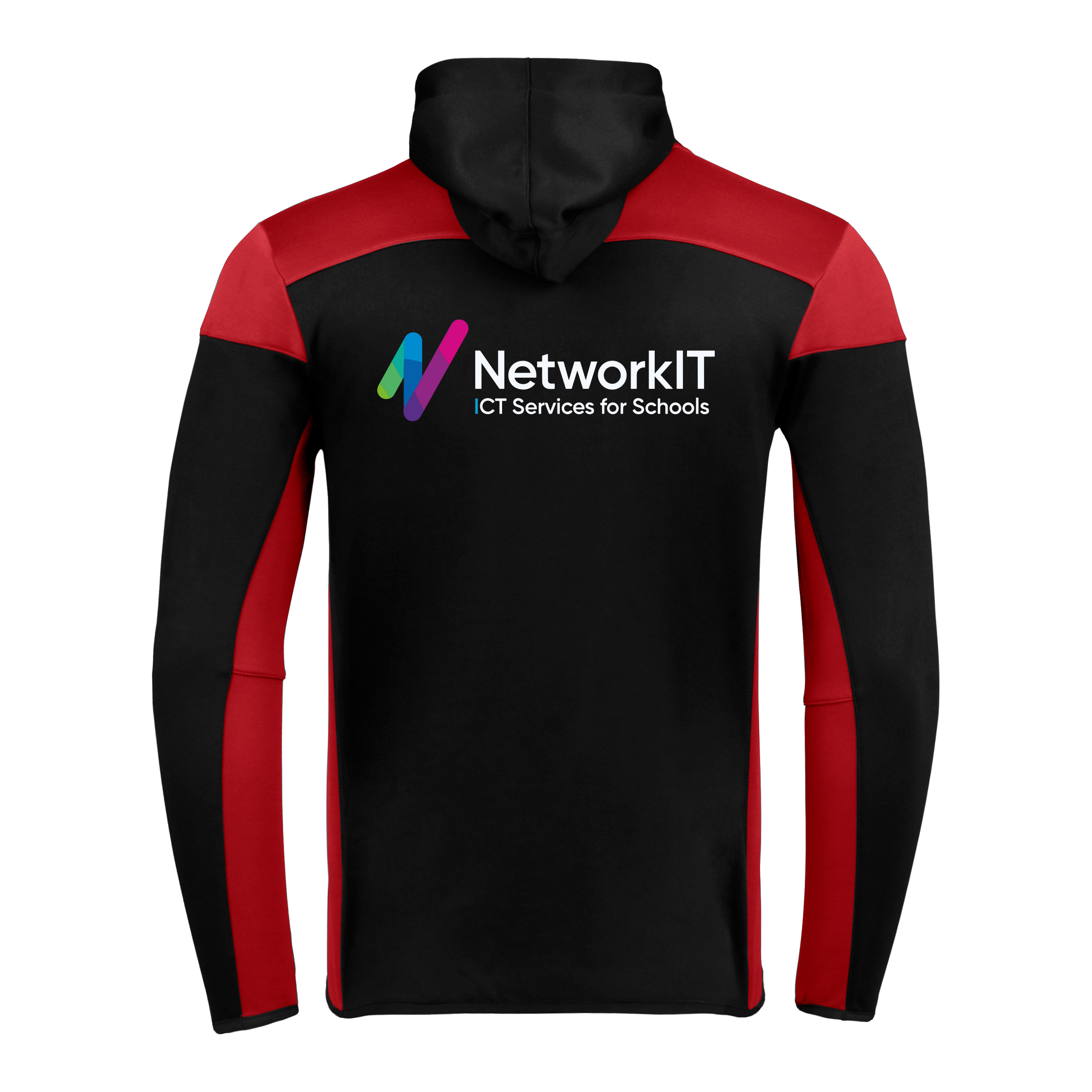 Black Country Steelers Basketball  Opus Zoodie - Black Red