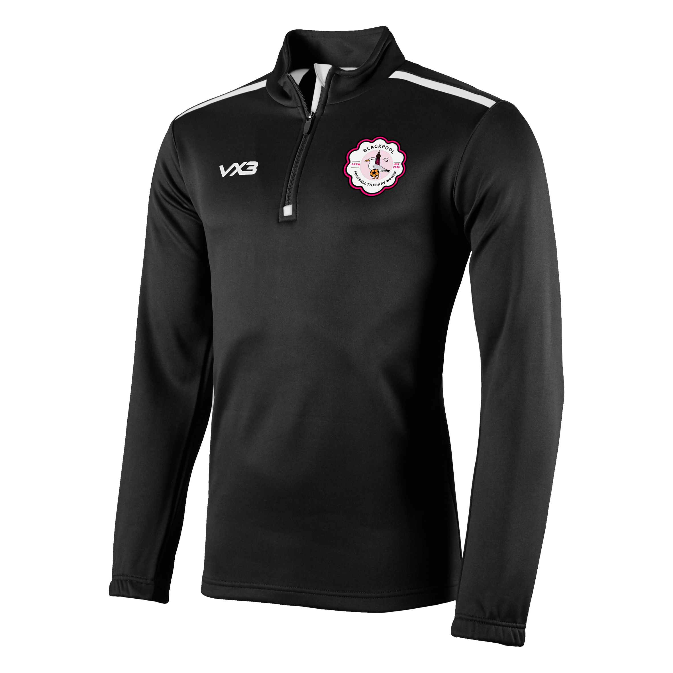 Blackpool Football Therapy Women's Fortis Quarter Zip Sweat
