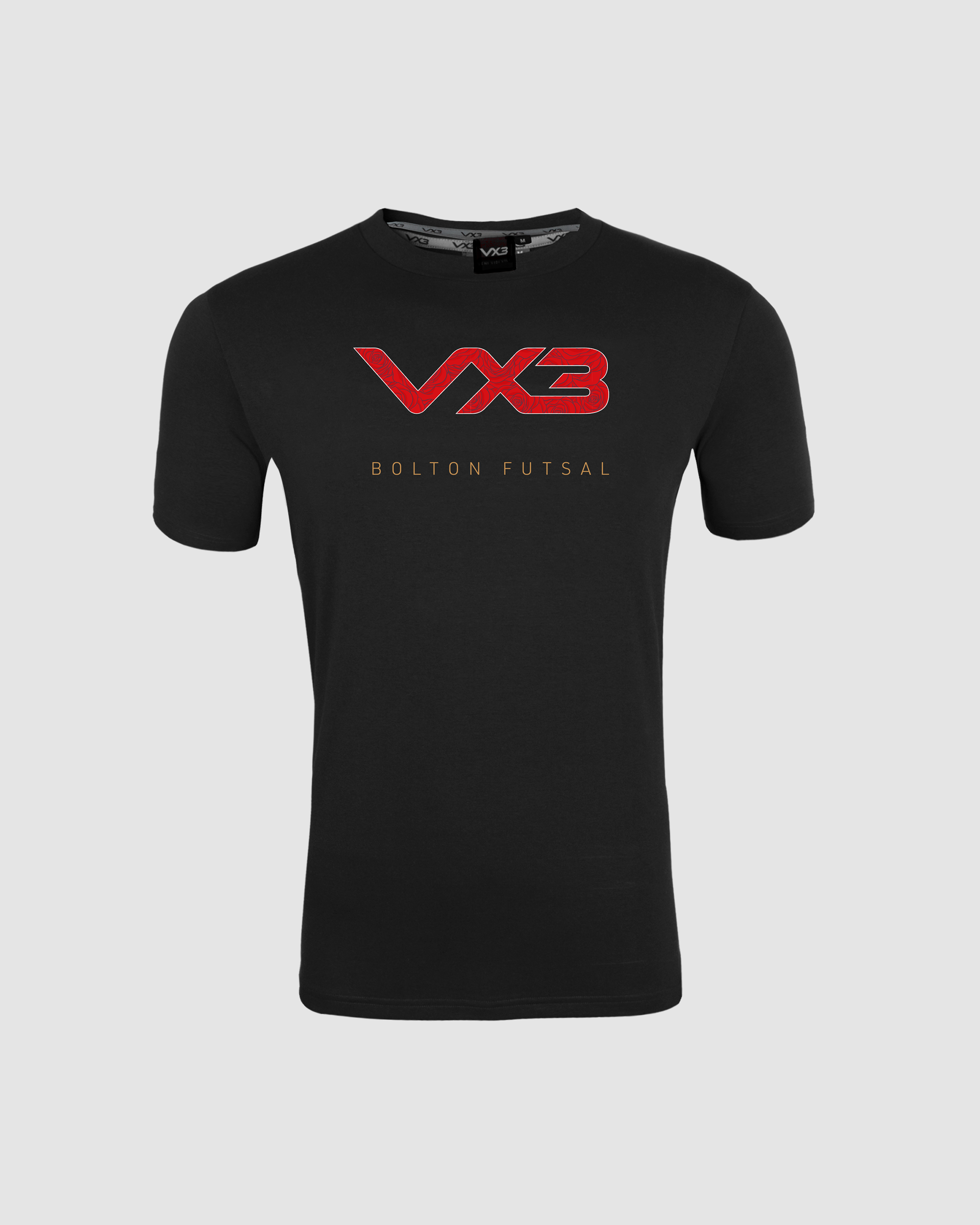 Bolton Futsal Club Black Invicta Club Tee