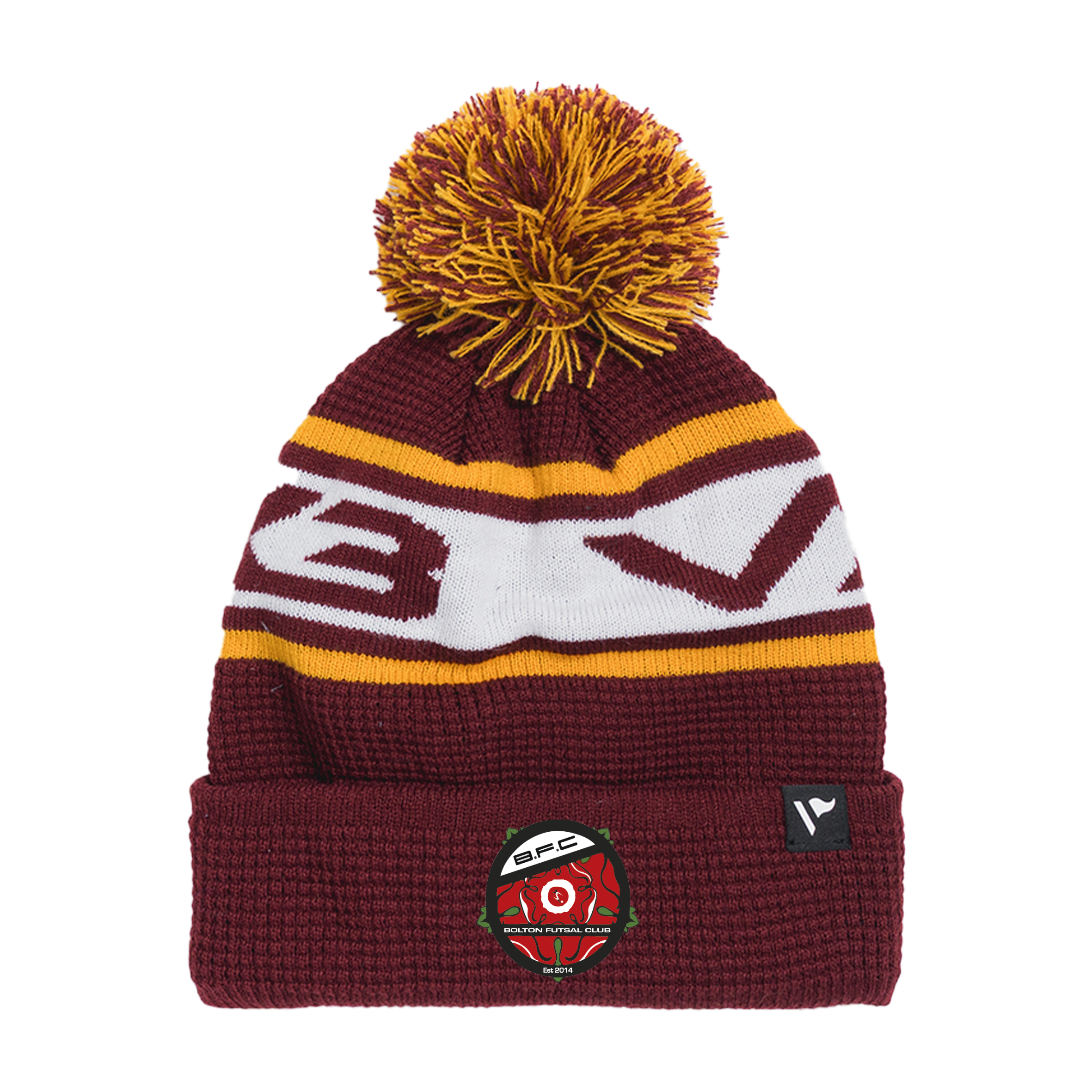 Bolton-Futsal-Club-Maroon-Waffle-Bobble.png