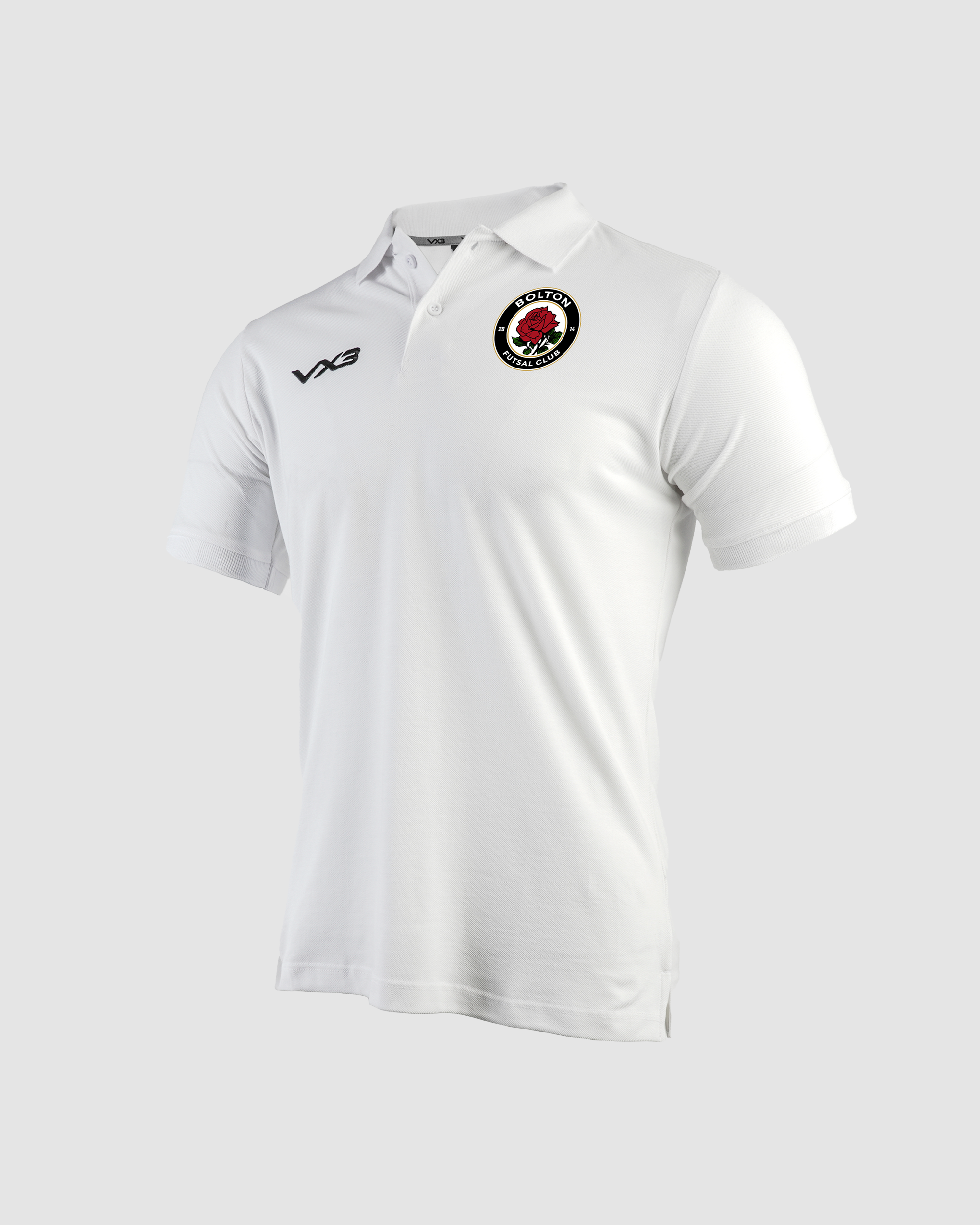 Bolton Futsal Club Primus Polo Shirt - White