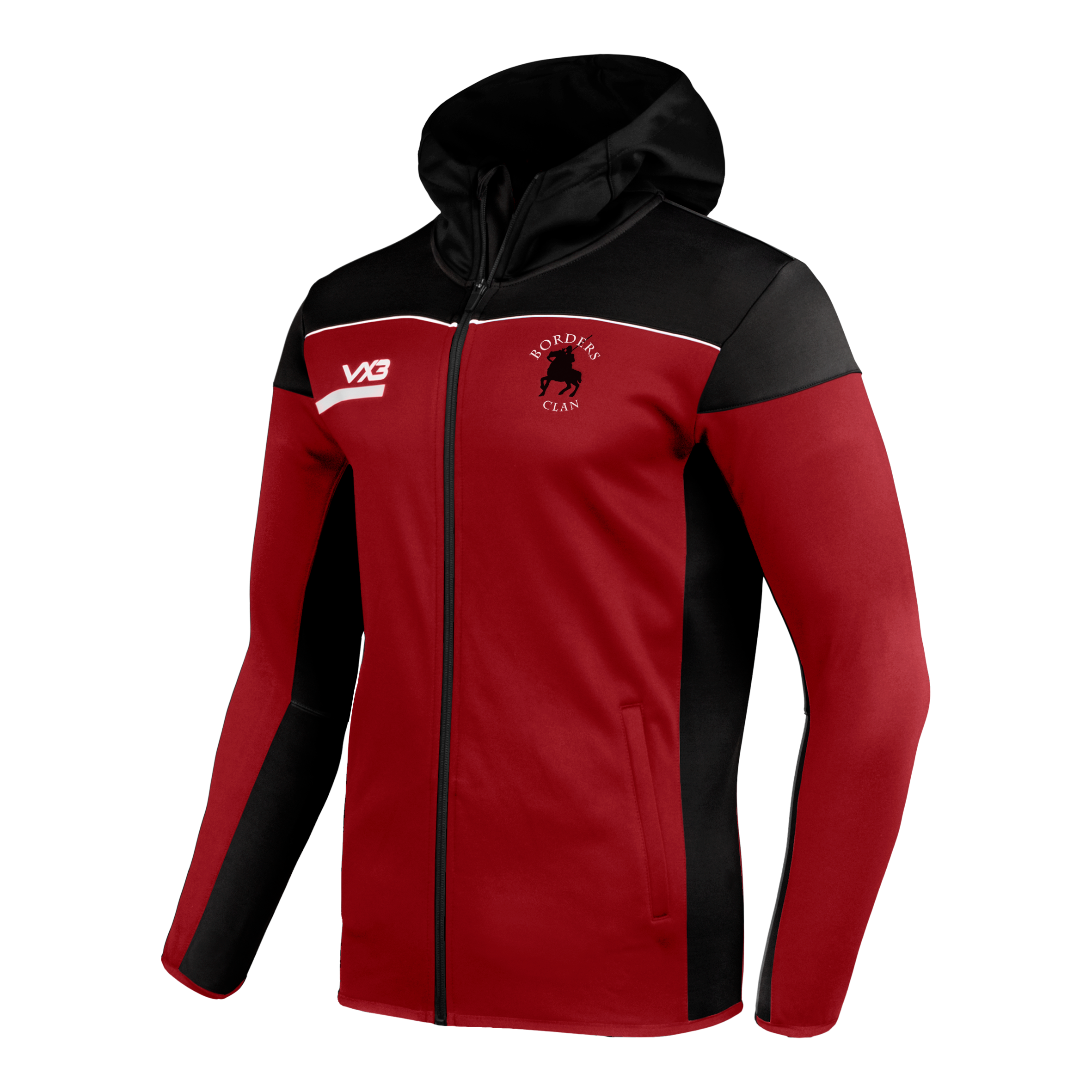 Borders Clan Opus Zoodie Red/Black
