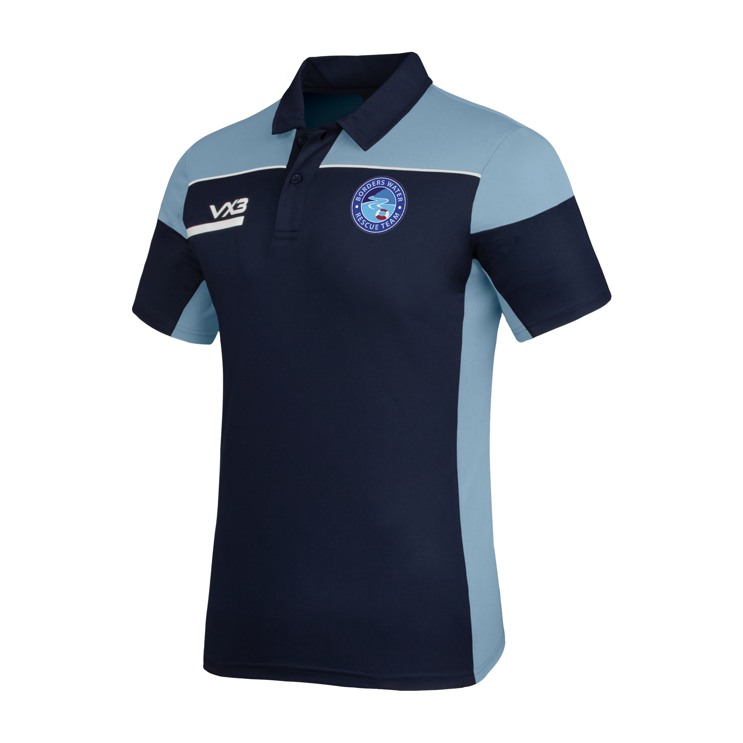 Borders Water Rescue Team Navy Opus Polo