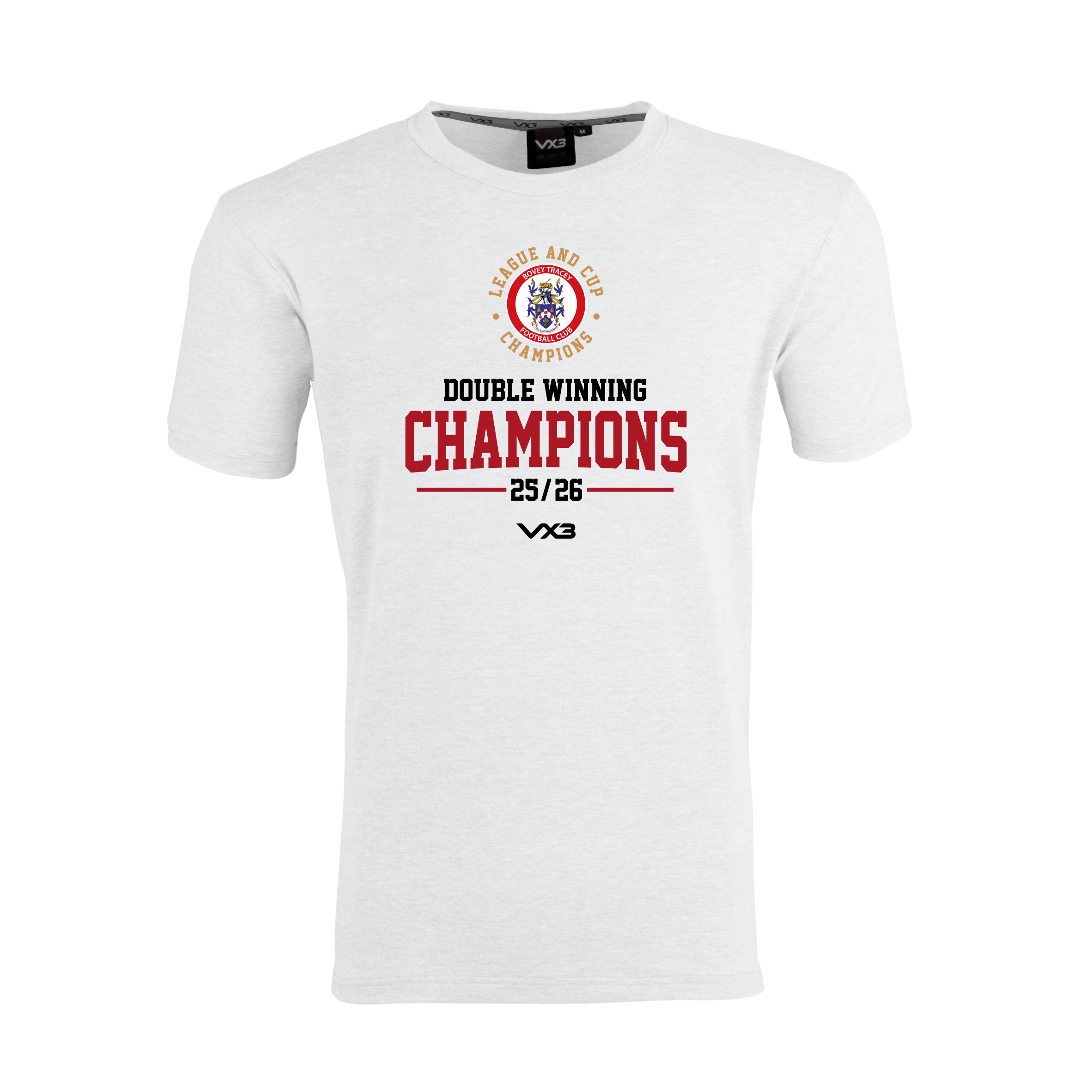 Bovey Tracey AFC White Invicta Club Tee