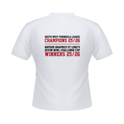 Bovey Tracey AFC White Youth Invicta Club Tee