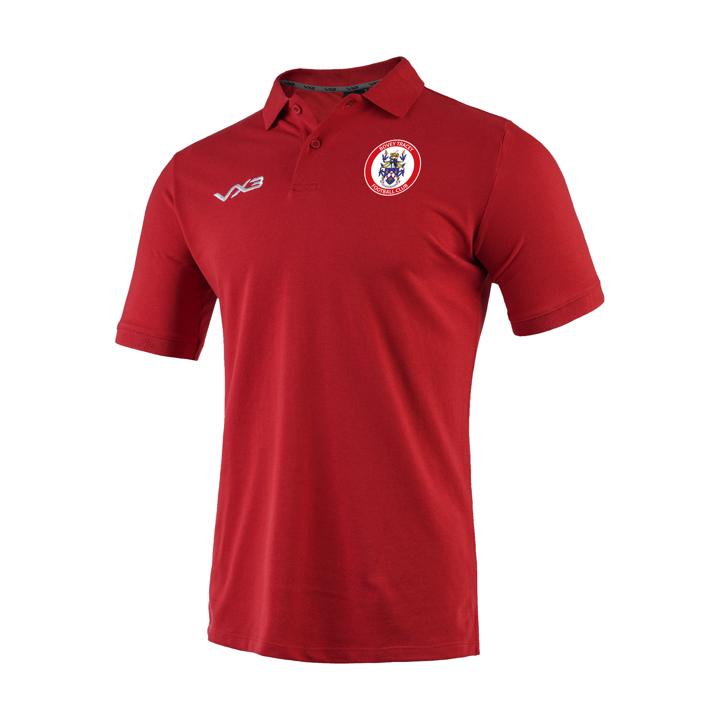 Bovey Tracey AFC Primus Polo Shirt Red