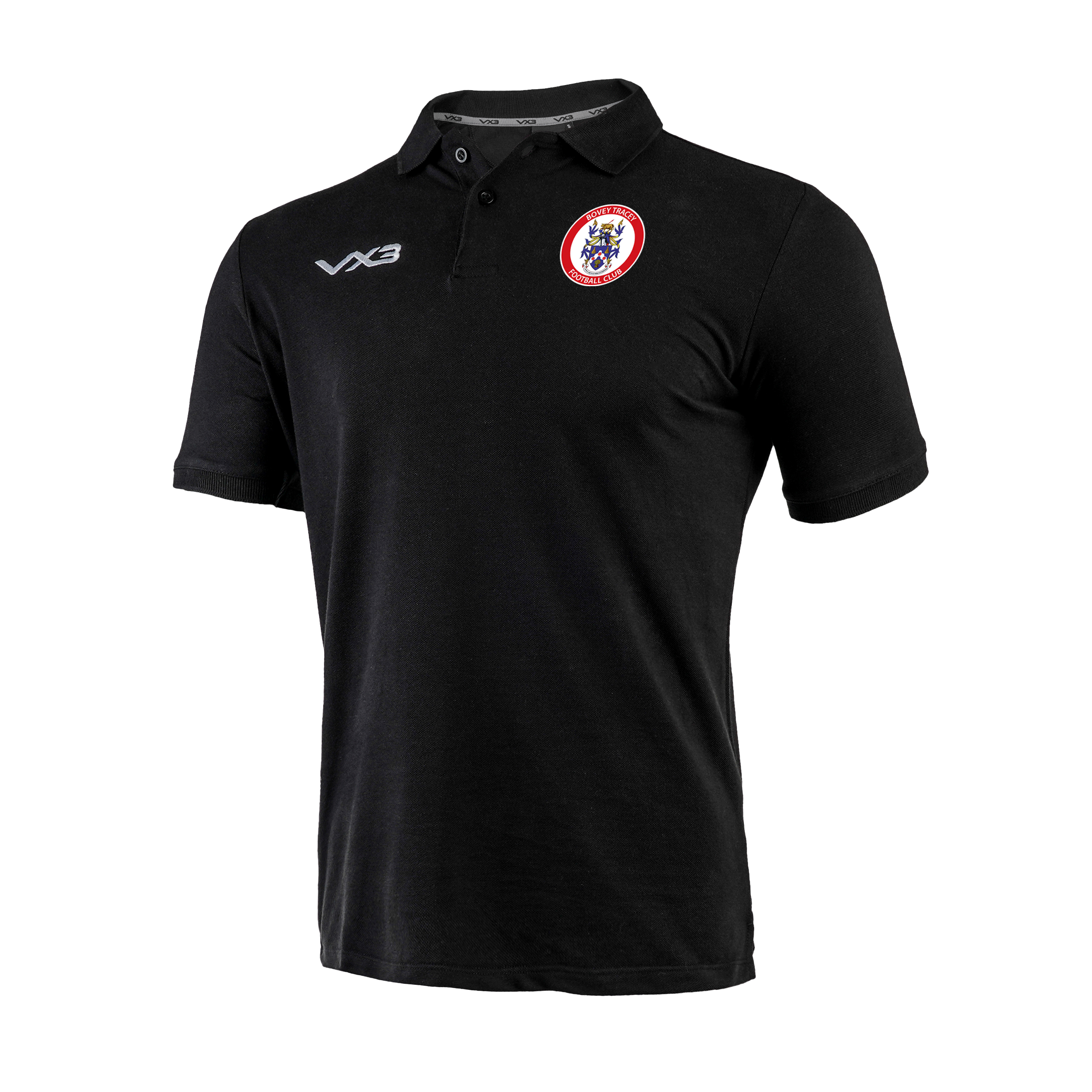 Bovey Tracey AFC Primus Polo Shirt Black