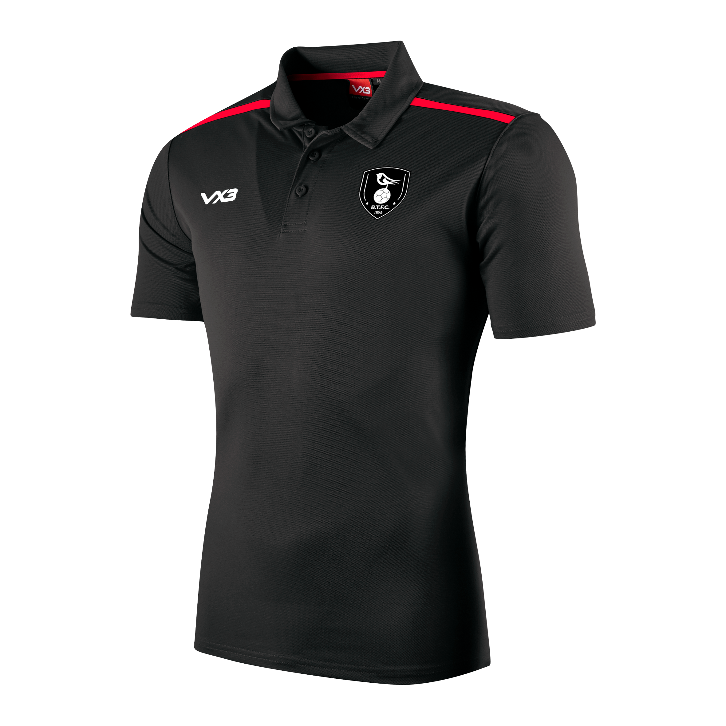Bracknell Town FC Black Fortis Polo