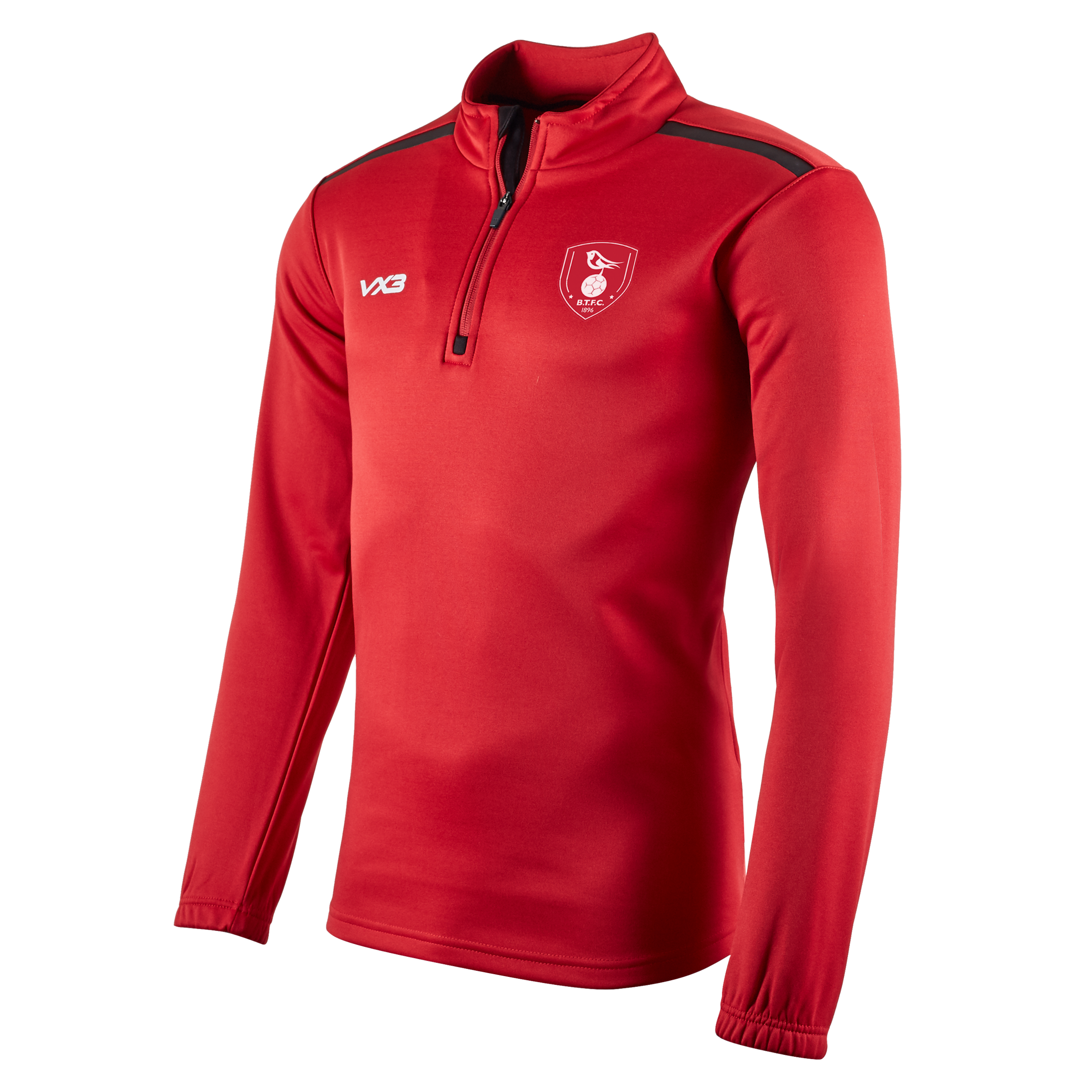 Bracknell Town FC Red Fortis Quarter Zip Sweat