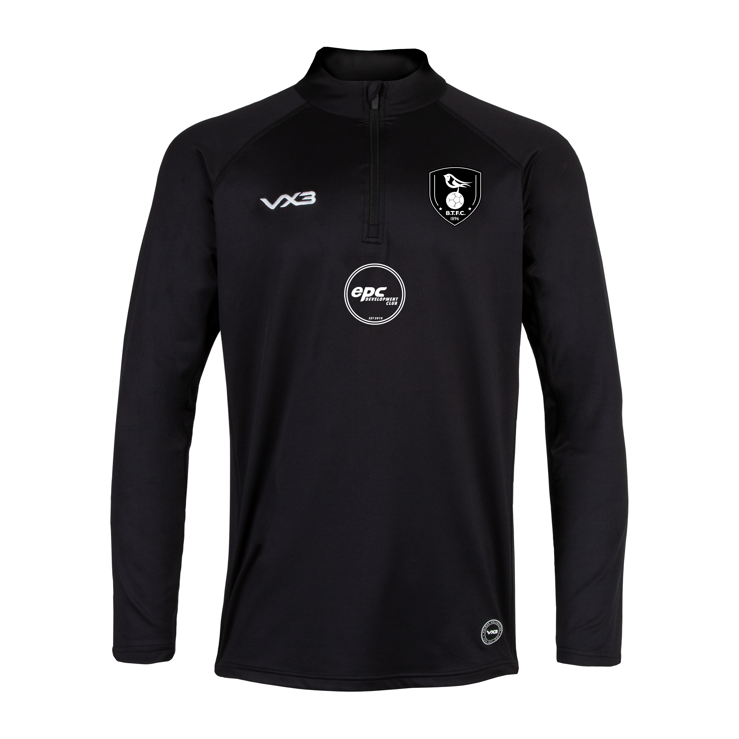 Bracknell Town Youth FC Primus Quarter Zip Black