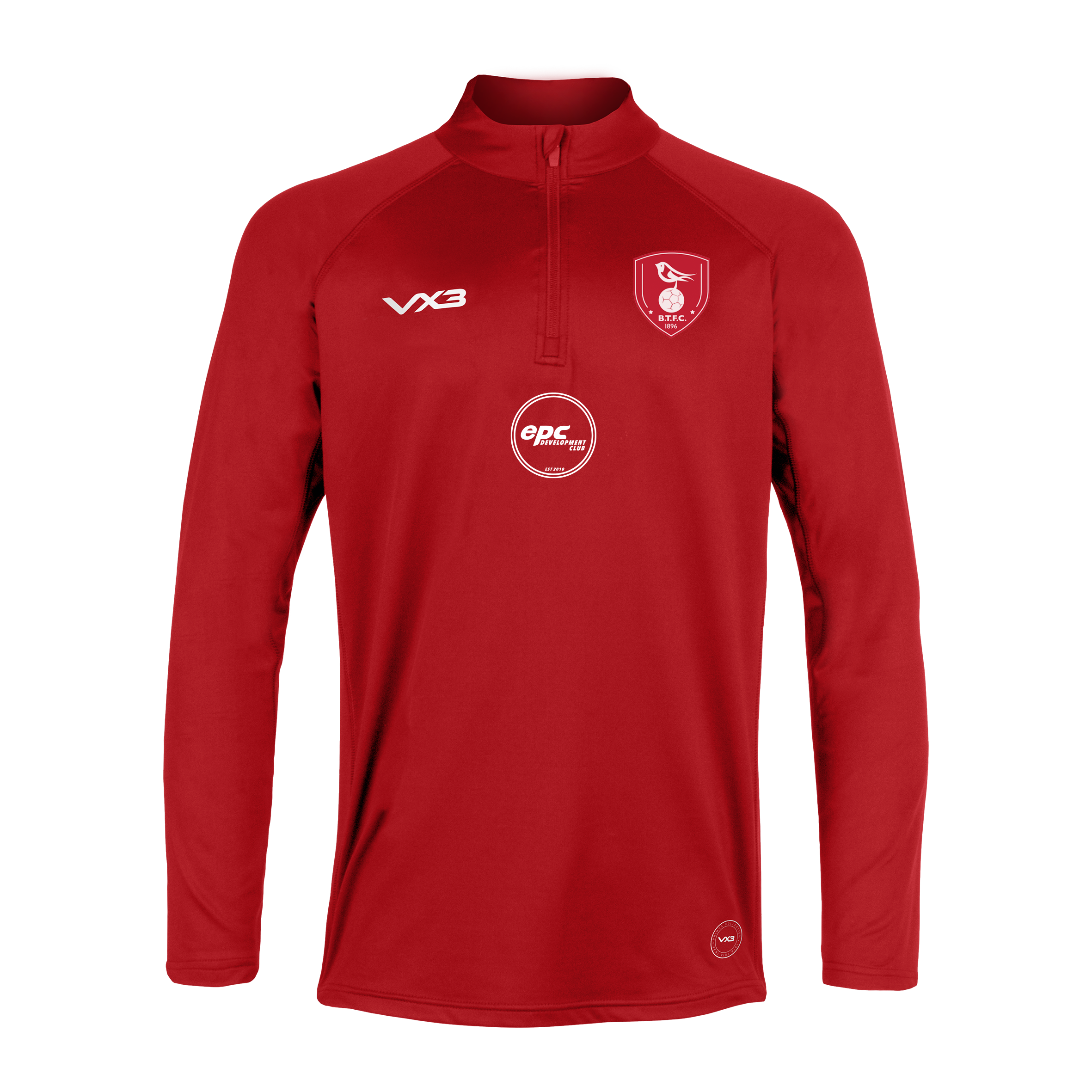 Bracknell Town Youth FC Primus Youth Quarter Zip Red