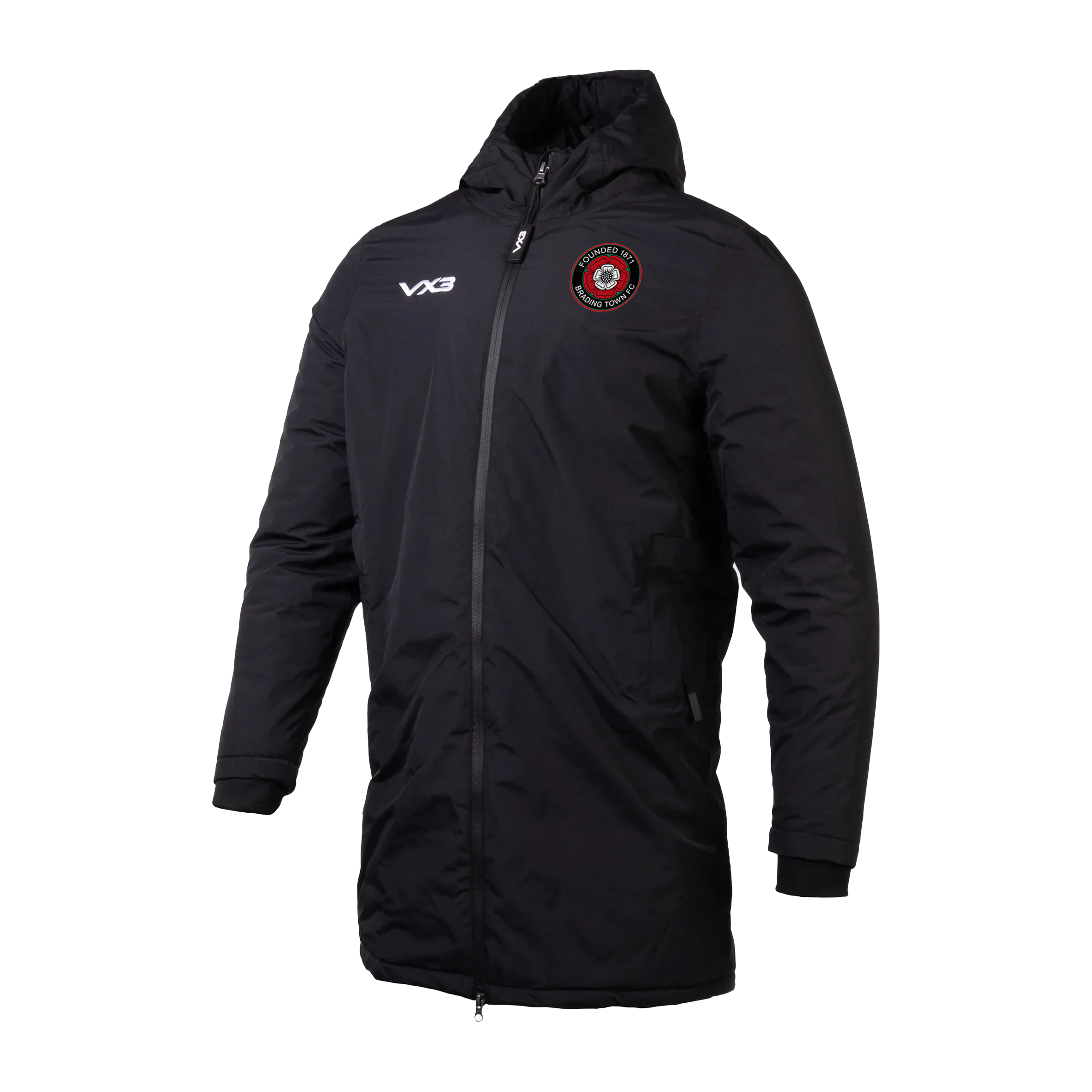 Brading Town FC Nero Managers Jacket