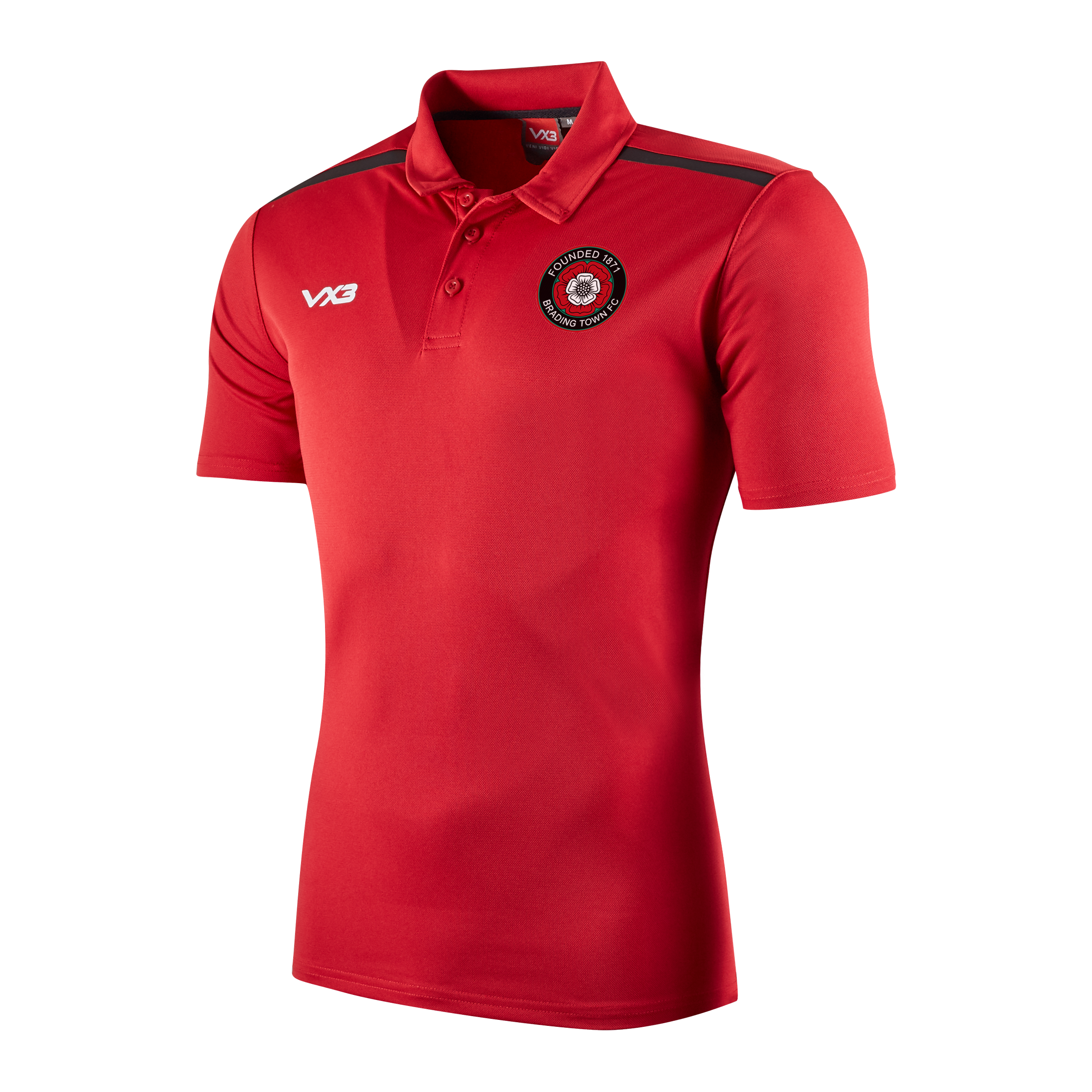Brading Town FC Red Fortis Youth Polo
