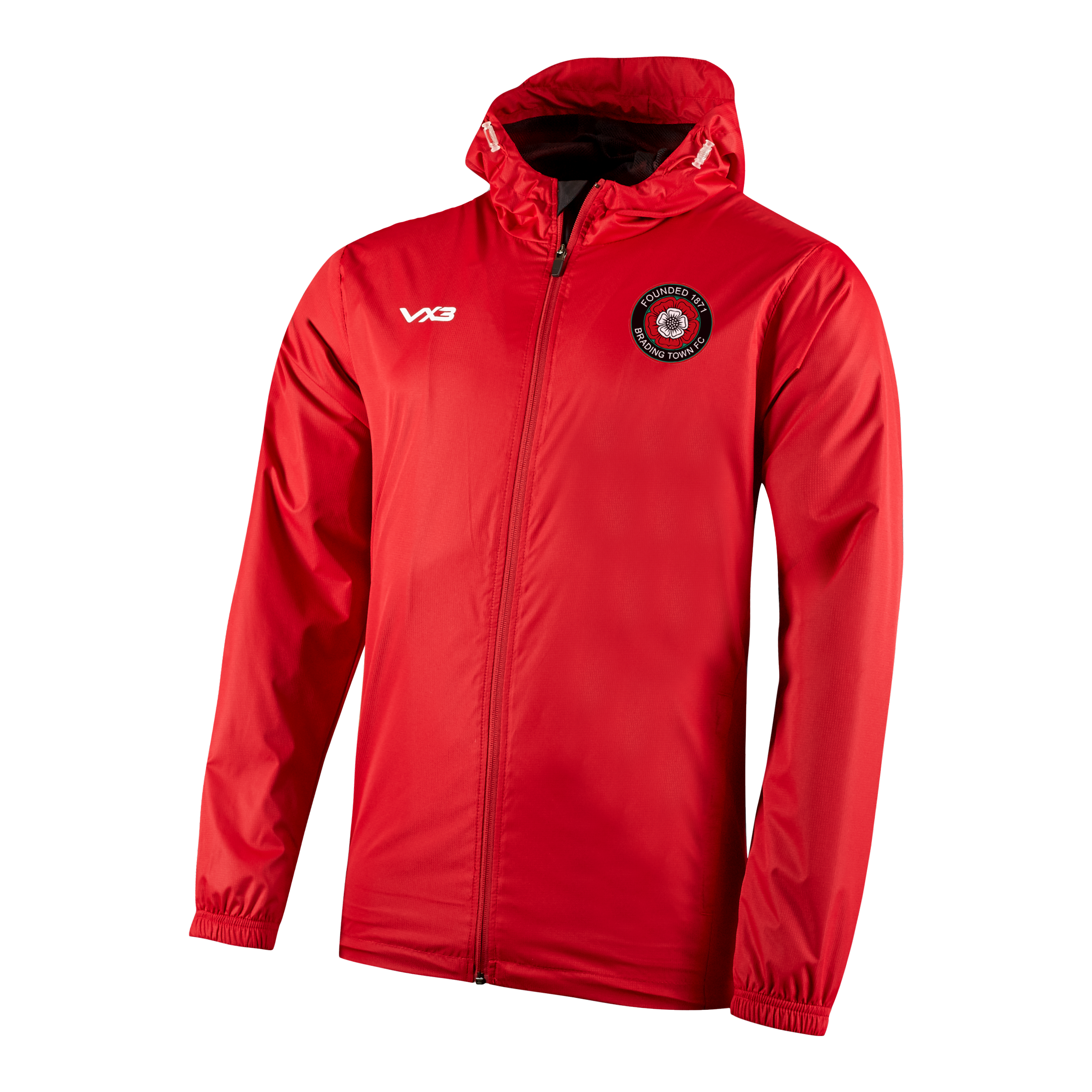 Brading Town FC Red Primus Rain Jacket