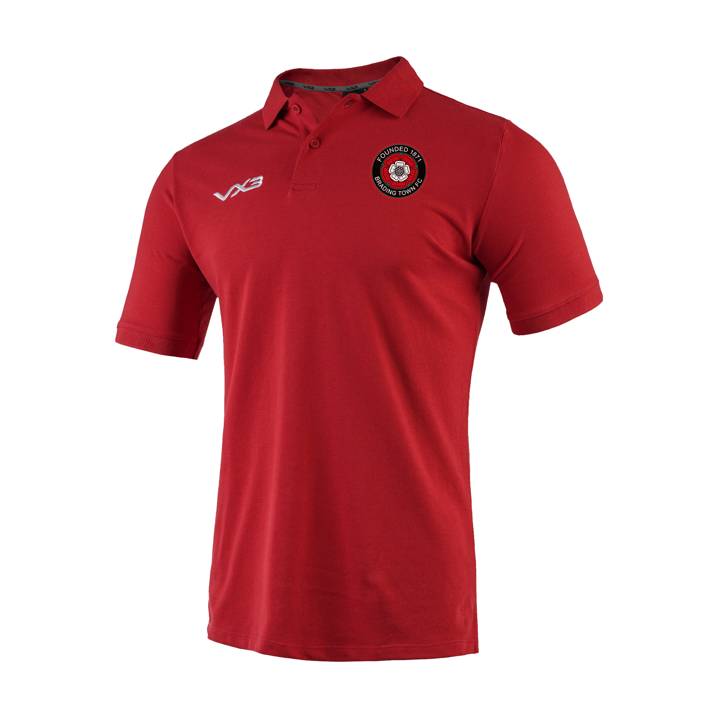 Brading Town FC Red Primus Polo Shirt