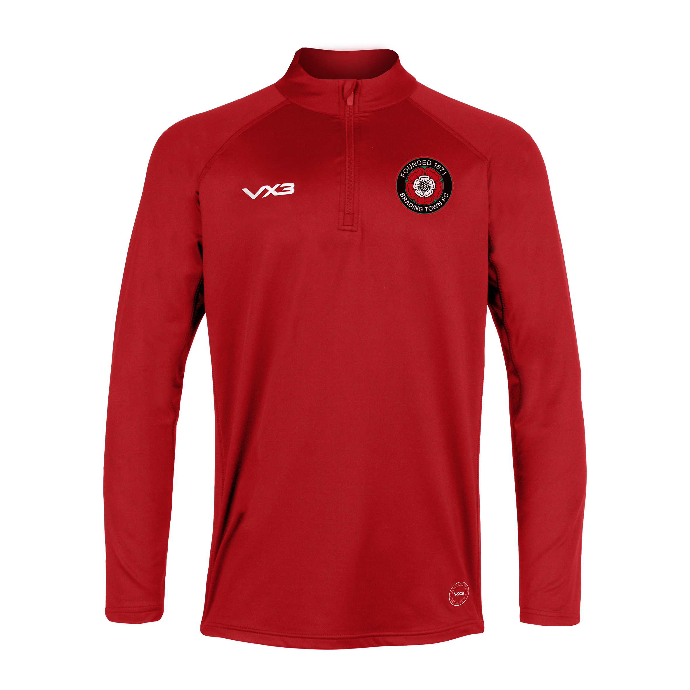 Brading Town FC Red Primus Quarter Zip