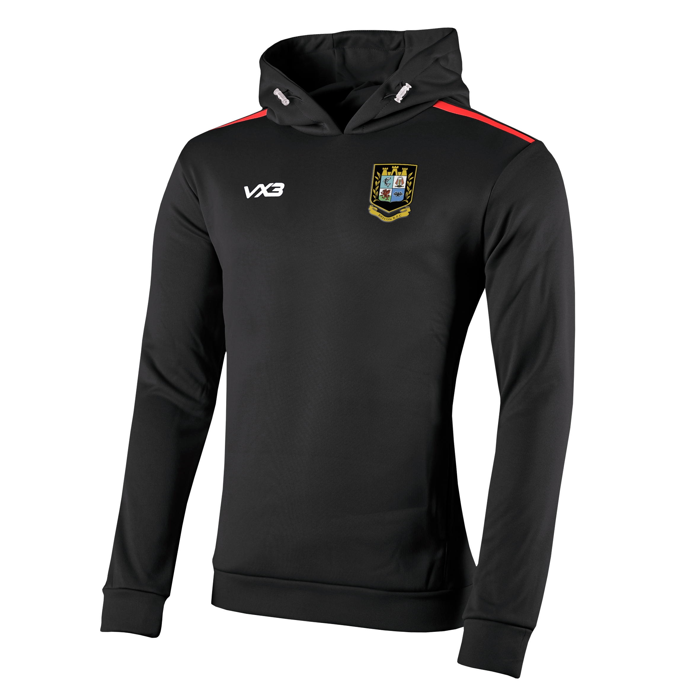 Brecon RFC Black Fortis Hoodie