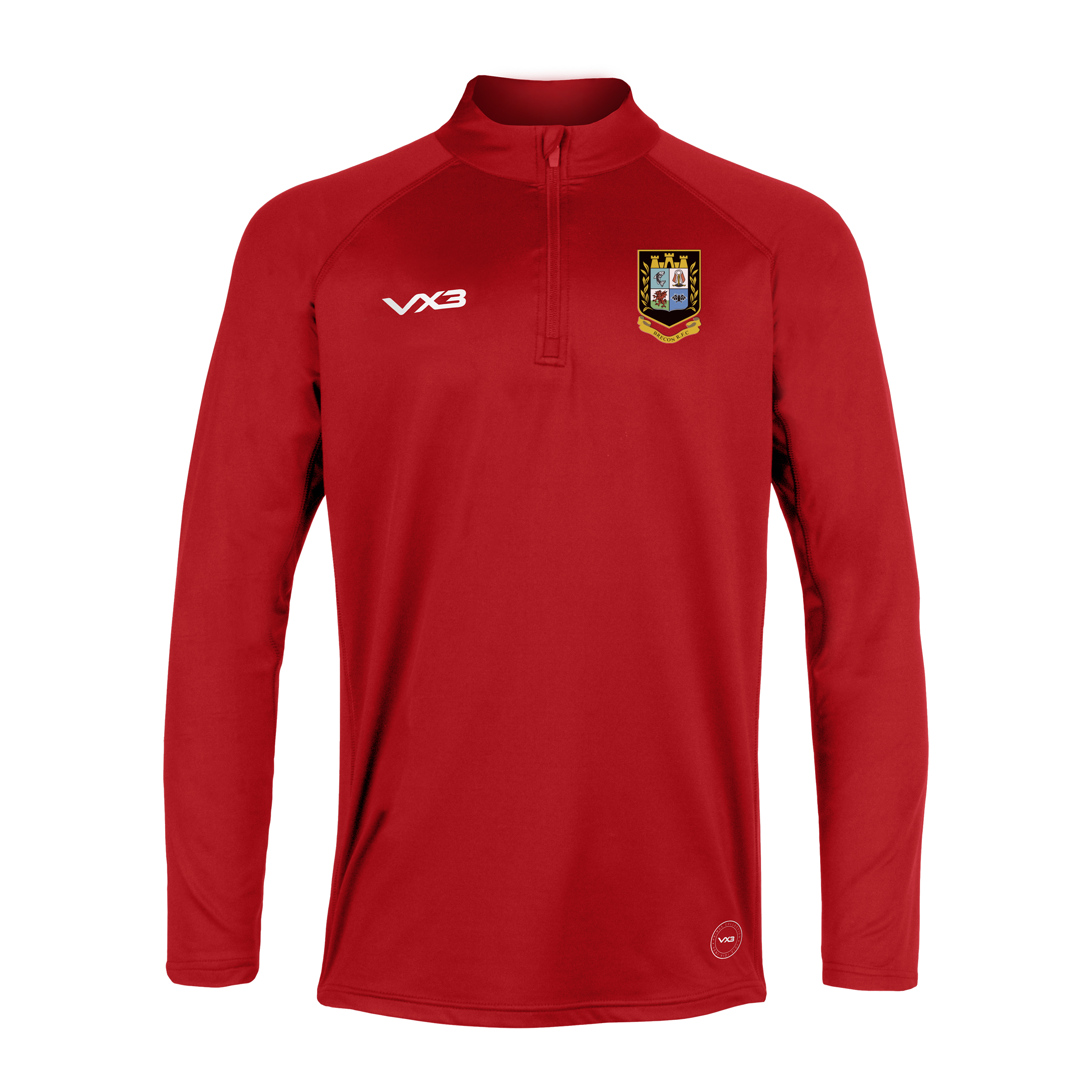 Brecon RFC Red Primus Quarter Zip