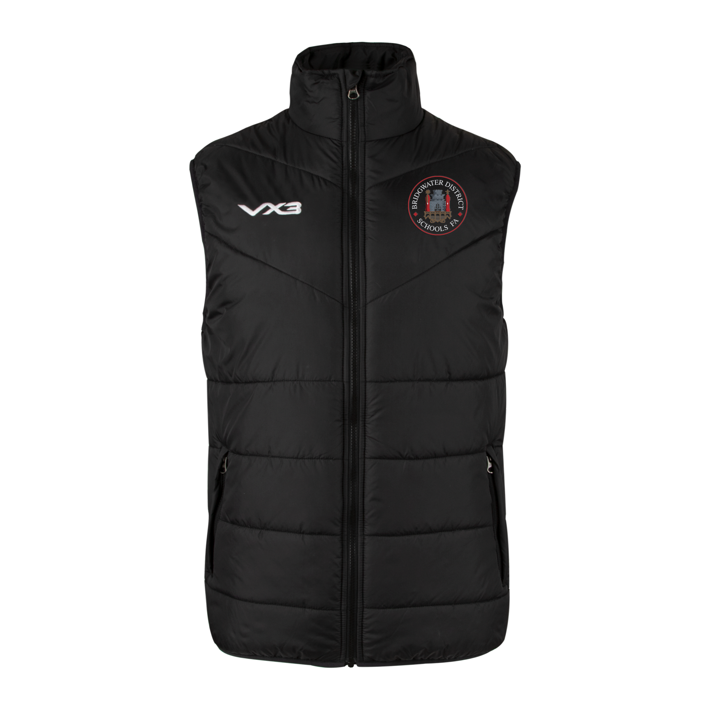 Bridgwater District Schools FA Black Ventus Gilet