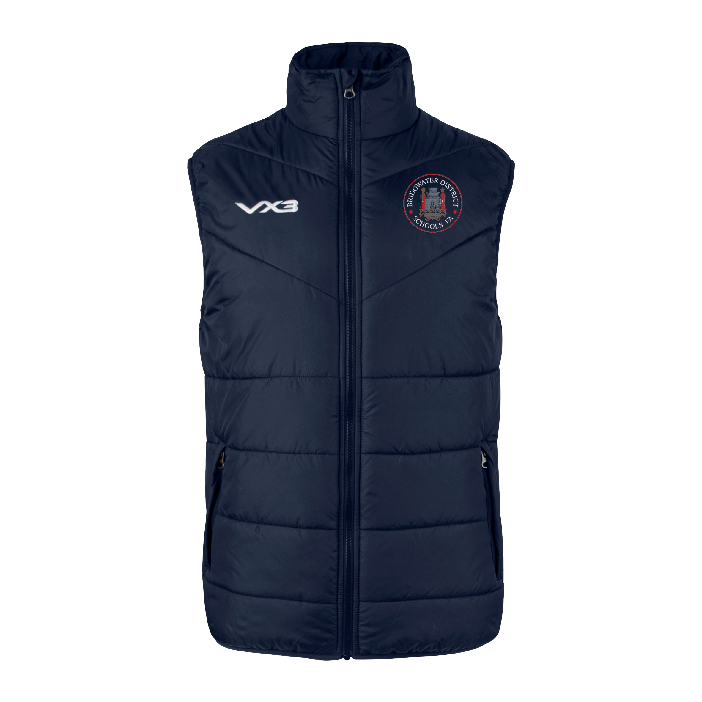 Bridgwater District Schools FA Navy Ventus Gilet