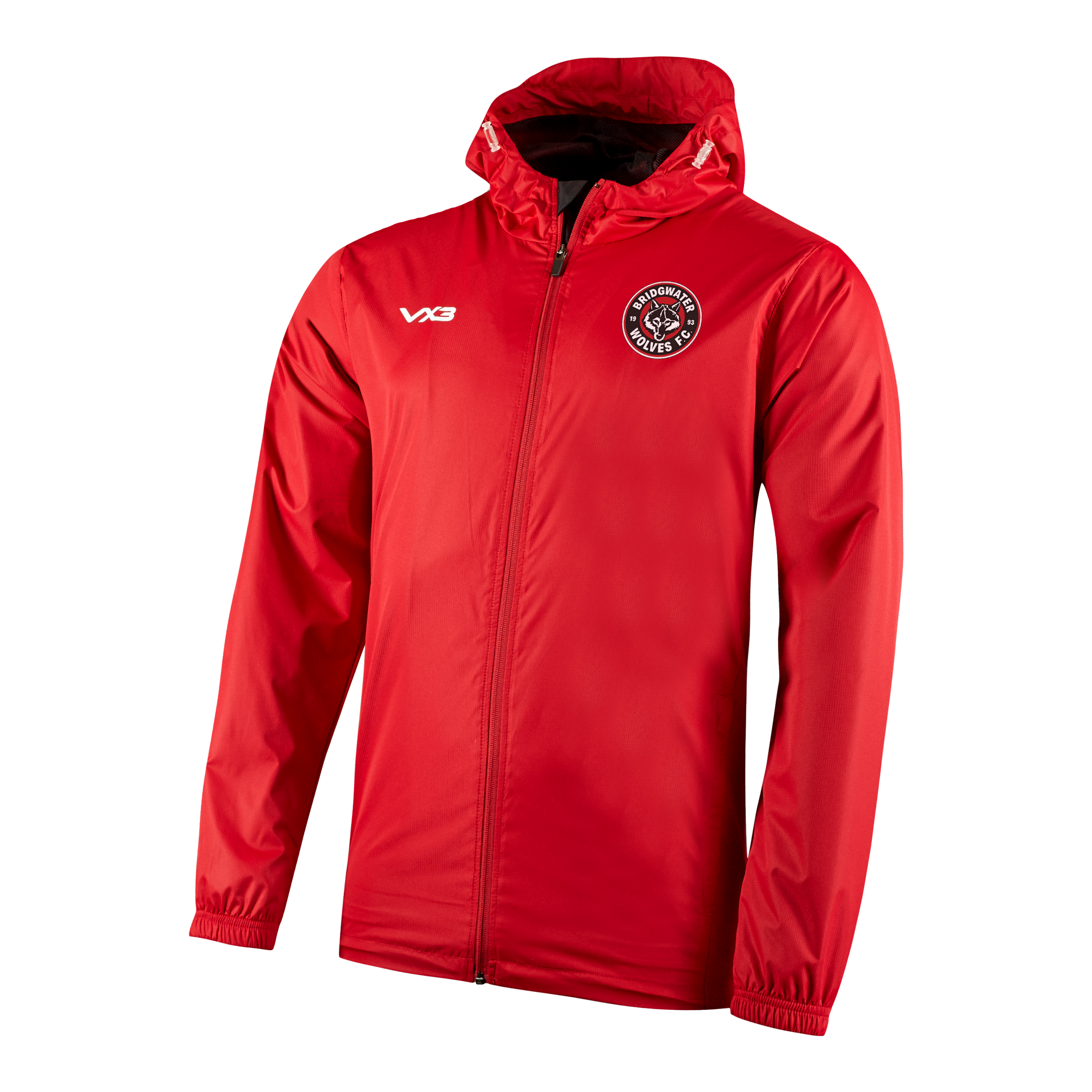 Bridgwater Wolves FC Red Primus Youth Rain Jacket